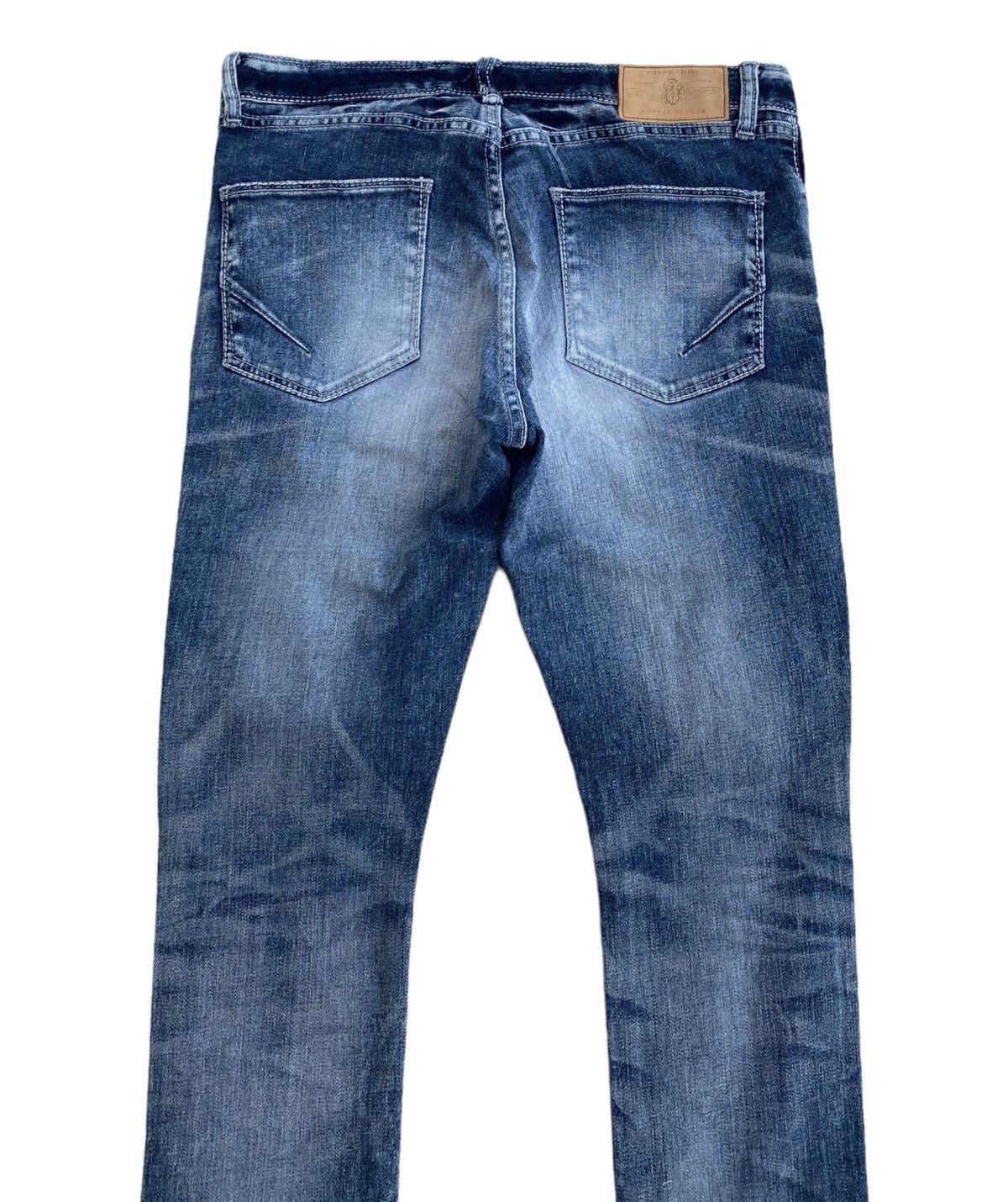 GOSTAR DE FUGA × Hysteric Glamour × Tornado Mart GOSTAR DE FUGA DISTRESSED DENIM DESIGN SKINNY JEANS Size 30" / US 8 / IT 44 - 6 Thumbnail