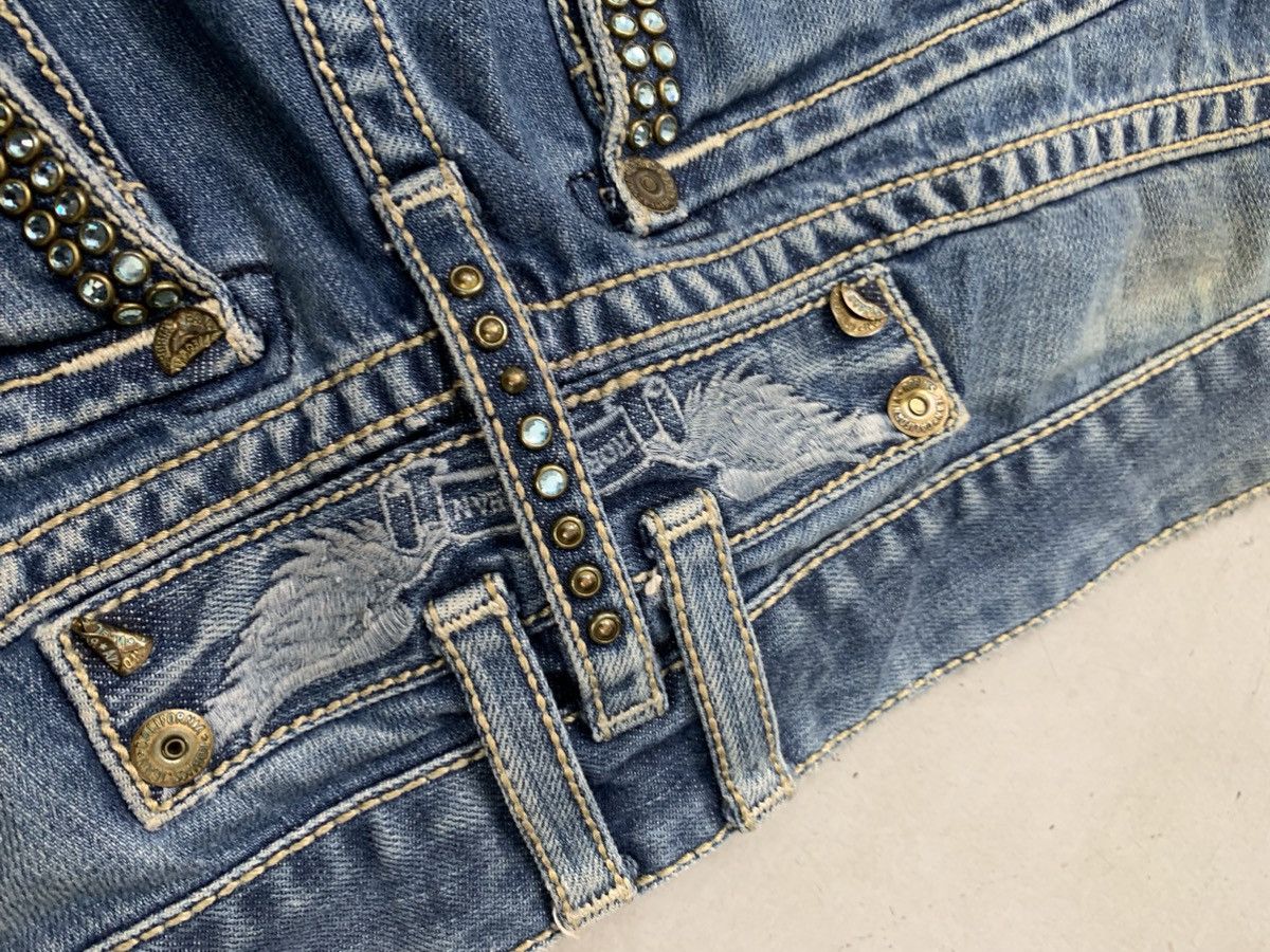 Robins Jeans Vintage Robin jeans studd wings denim short pant Size US 38 / EU 54 - 5 Thumbnail