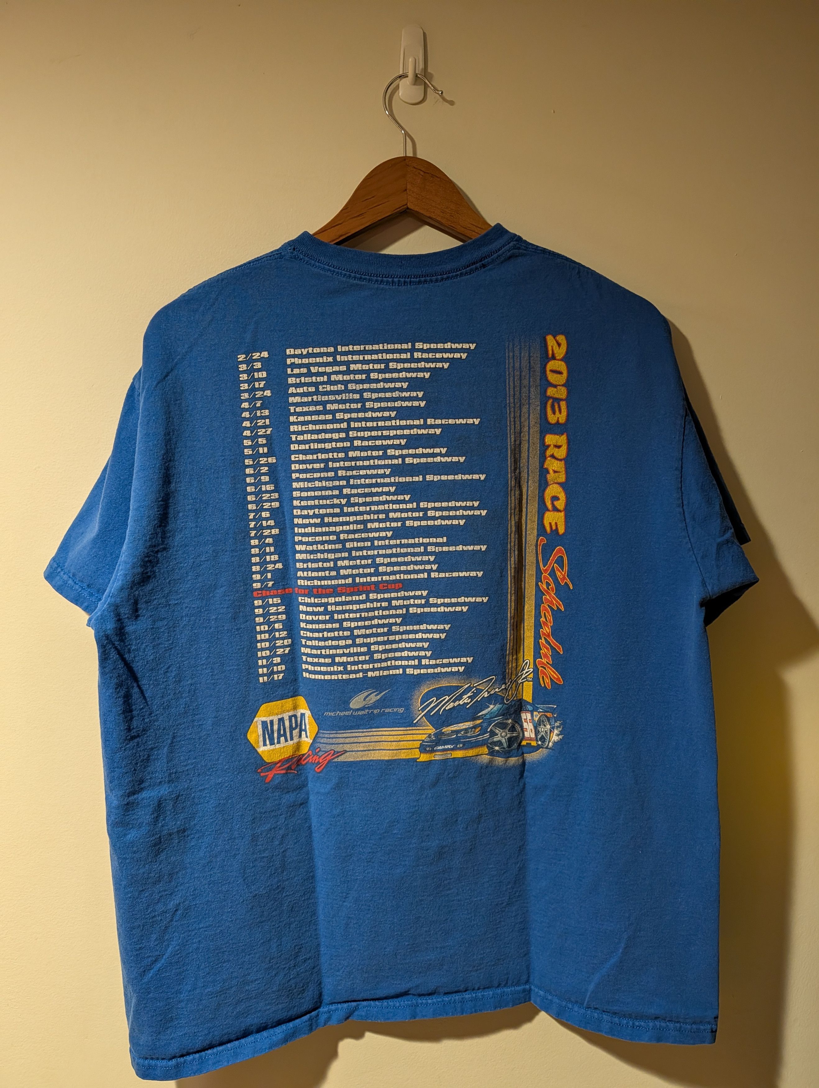 NASCAR Racing NASCAR Style T-Shirt Motorsports Checkered Flag Size US XL / EU 56 / 4 - 5 Thumbnail