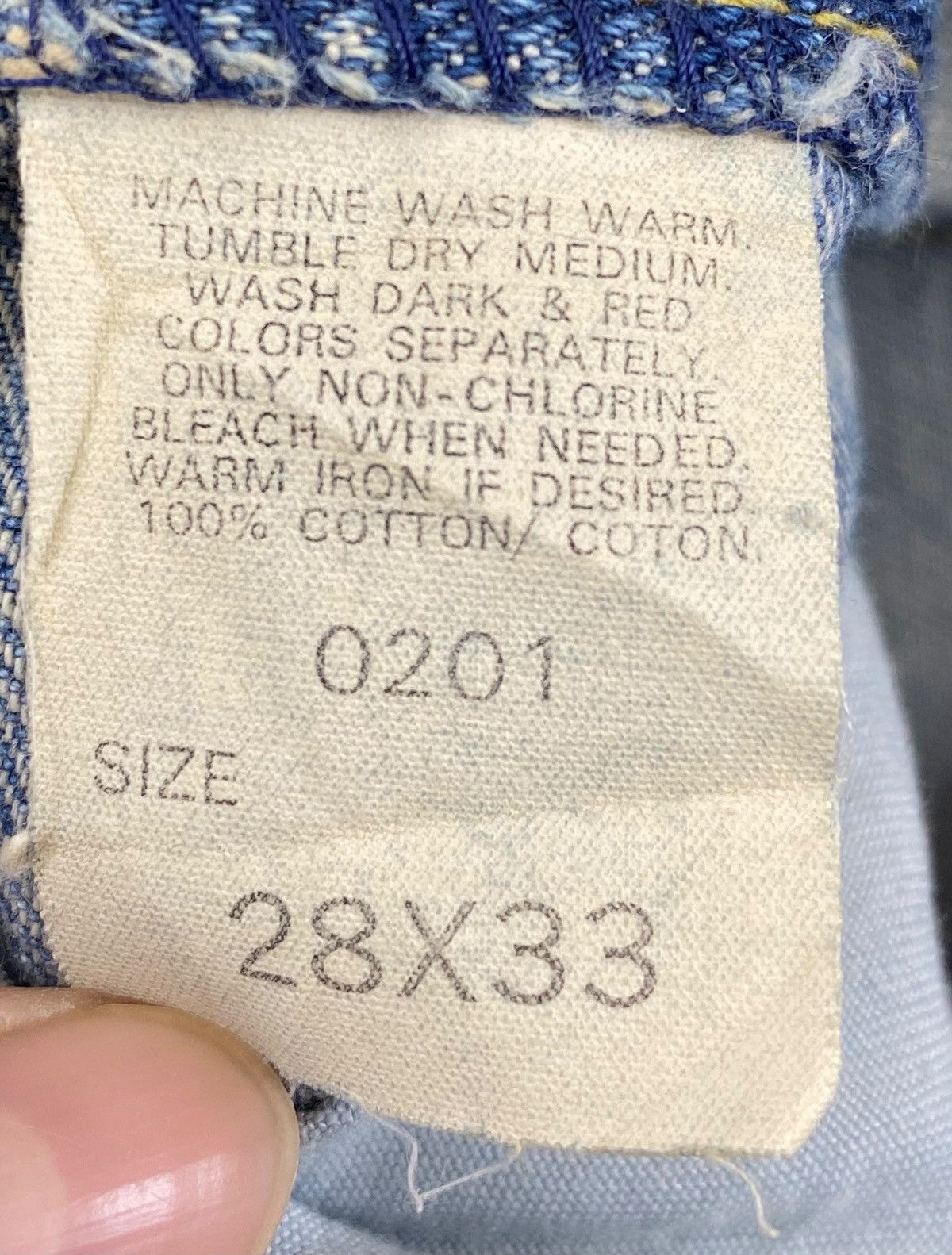 Lee Lee Faded Blue Wash Style Straight Cut Jean Size US 26 / EU 42 - 14 Thumbnail