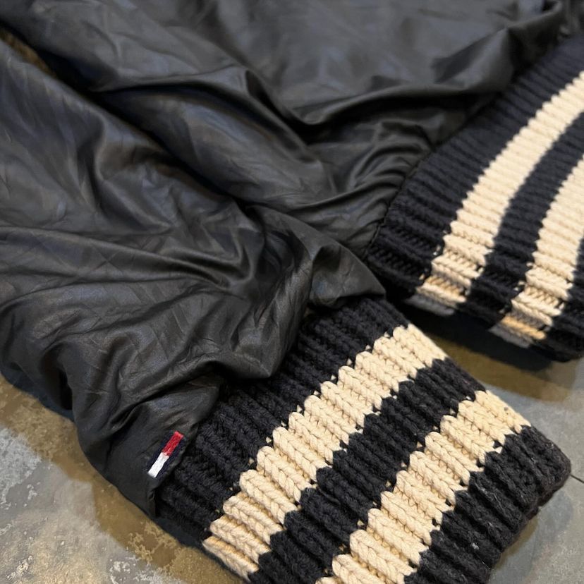 Tommy Hilfiger Hilfiger Denim Vintage Black Snake Reversible Hoodie Jacket Size US M / EU 48-50 / 2 - 8 Thumbnail