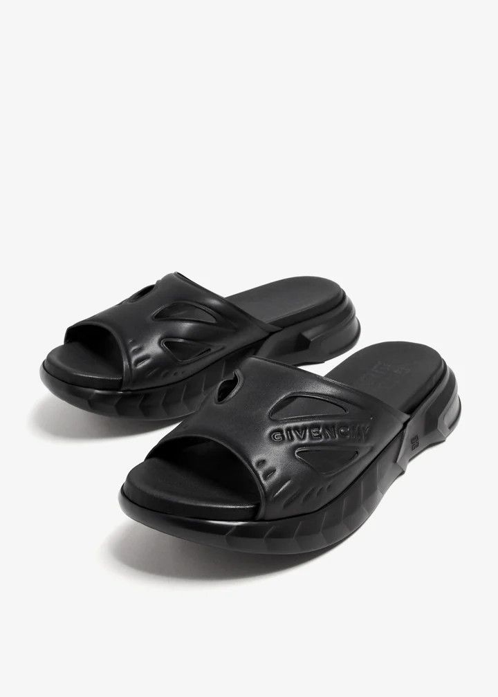 Givenchy o1n1vont0326 Marshmallow Sandals in Black Size US 8 / EU 41 - 4 Thumbnail