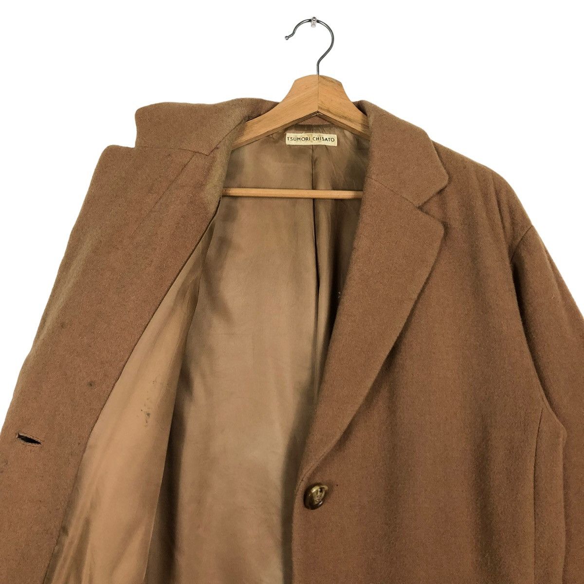 Issey Miyake 🔥Rich Brown - Long Fly Coats Double Breast Wool Avant Garde Size US M / EU 48-50 / 2 - 5 Thumbnail