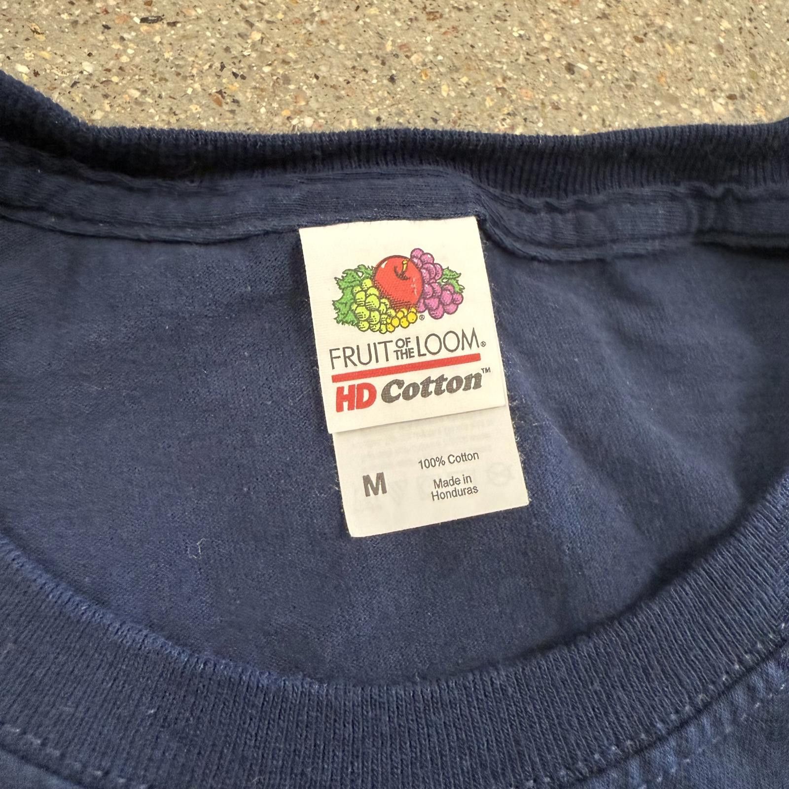 Fruit Of The Loom Stellar Crew VBS T-Shirt Navy Blue M Size US L / EU 52-54 / 3 - 4 Thumbnail