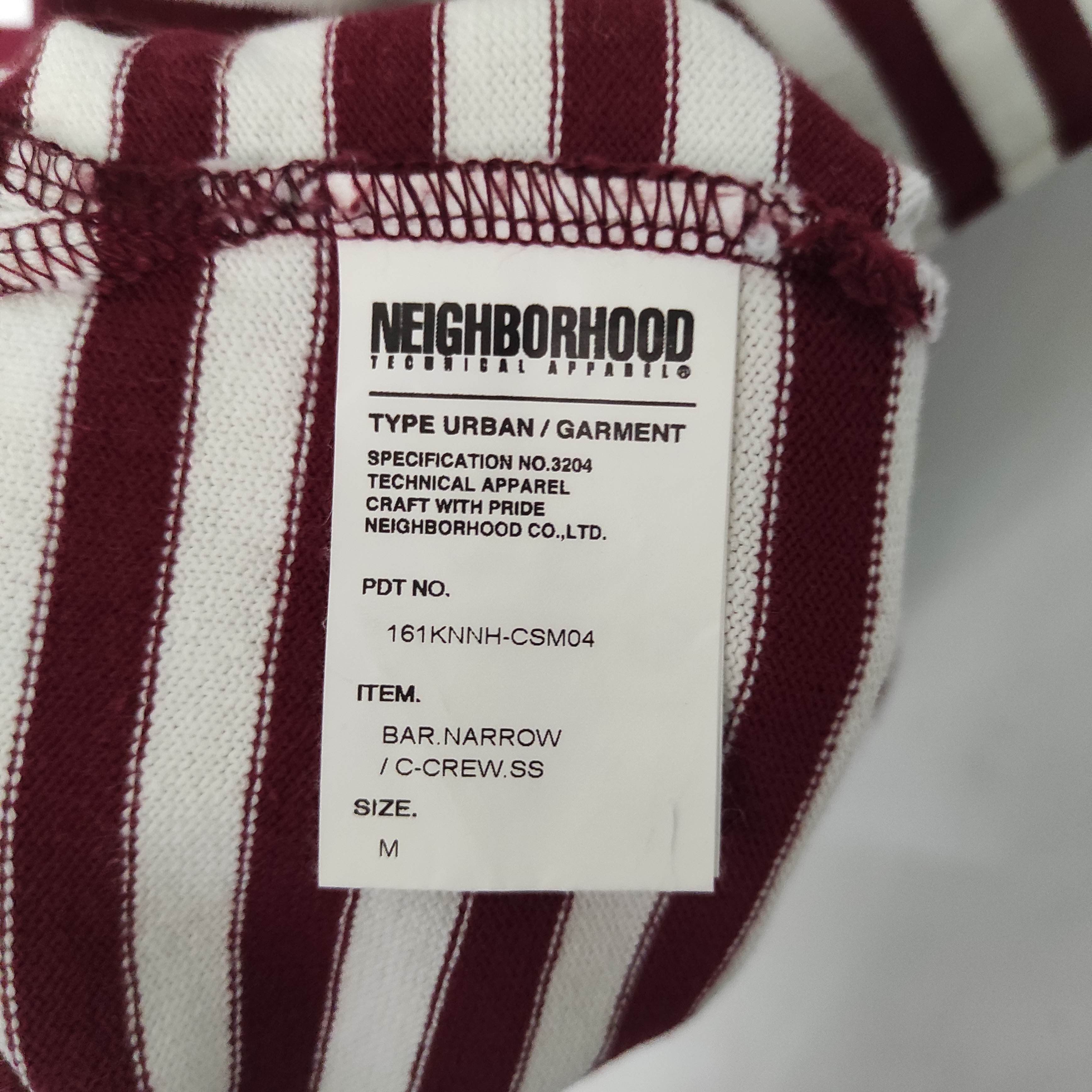 Neighborhood NEIGHBORHOOD NIRVANA STRIPE TEES Size US M / EU 48-50 / 2 - 7 Thumbnail