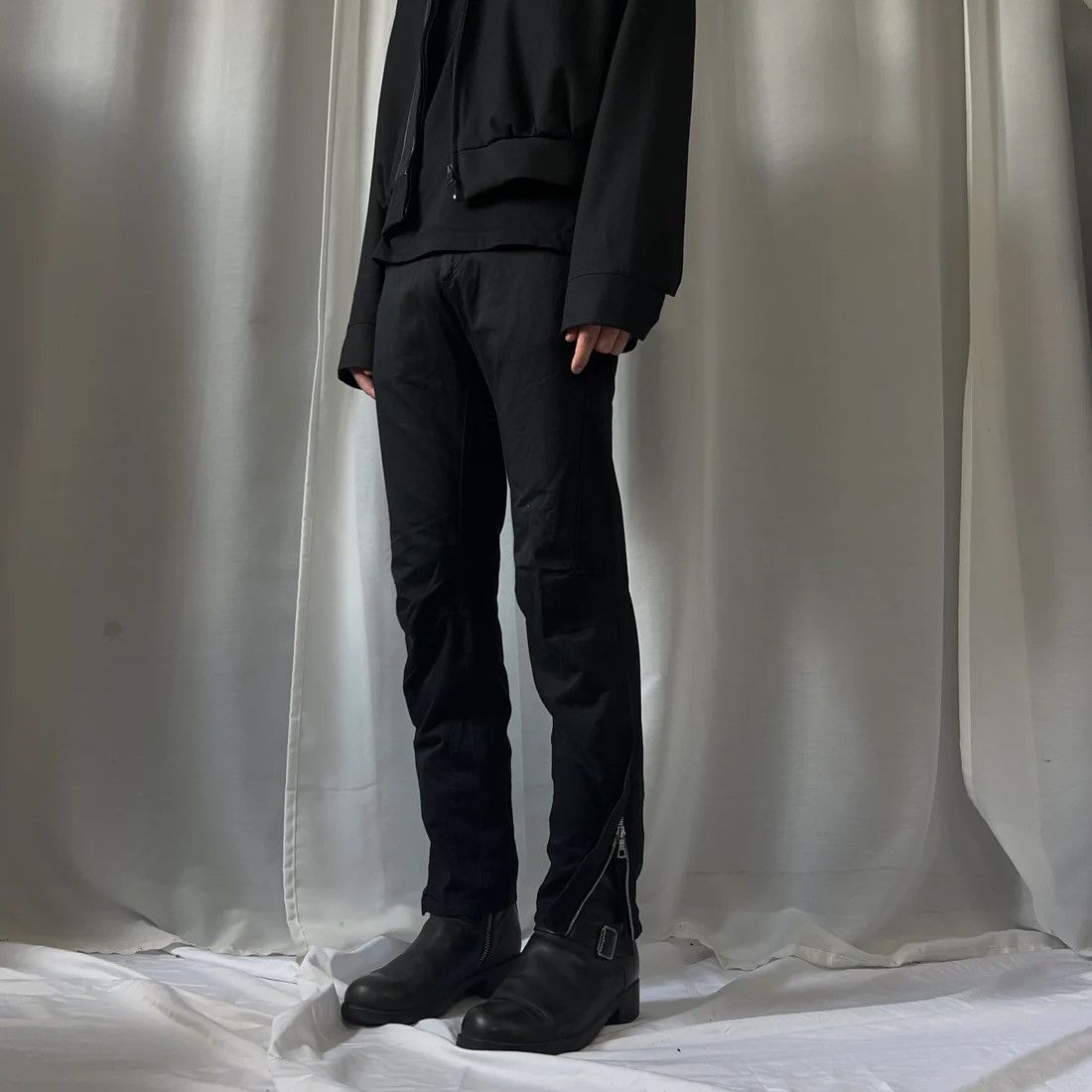 Dries Van Noten Dries Van Noten Moto Zip Pants - AW14 Size US 30 / EU 46 - 2 Thumbnail