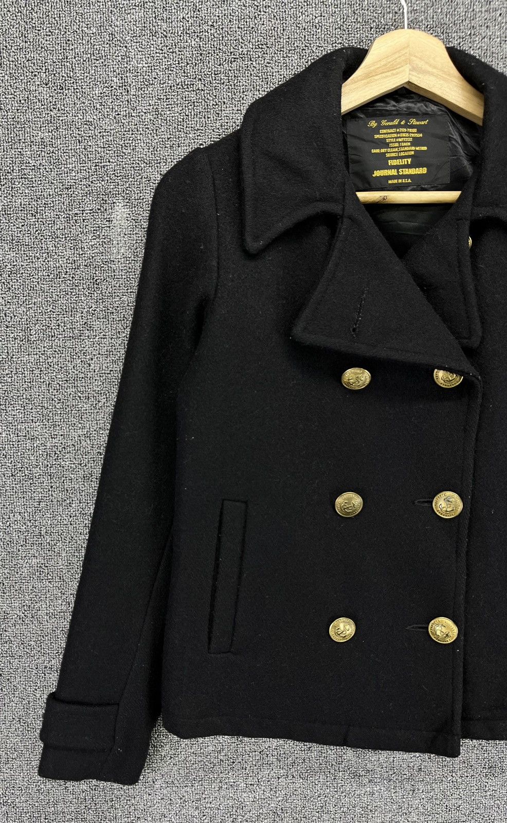 Fidelity Fidelity X Journal Standard Black Wool Jacket Size S / US 4 / IT 40 - 3 Thumbnail