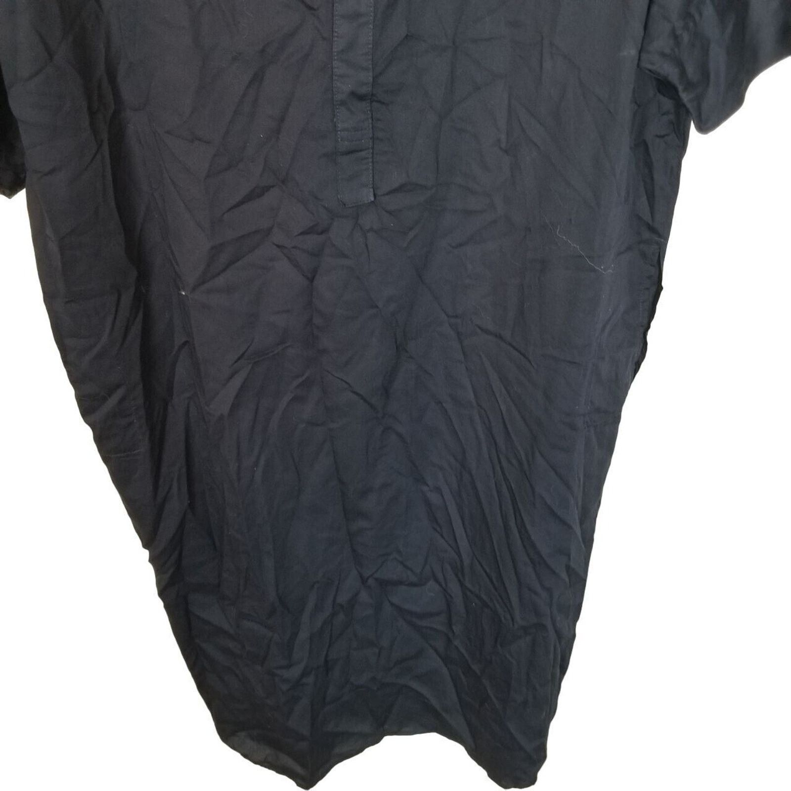 Frank Ocean Ocean + Main Easy Cotton Caftan Dress L/XL Navy Minimalist Size XL / US 12-14 / IT 48-50 - 3 Thumbnail
