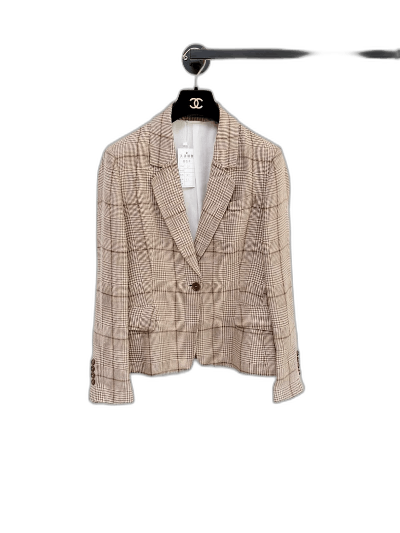 Brunello Cucinelli Brunello Cucinelli Plaid Blazer Size 44 Size M / US 6-8 / IT 42-44 - 1 Thumbnail