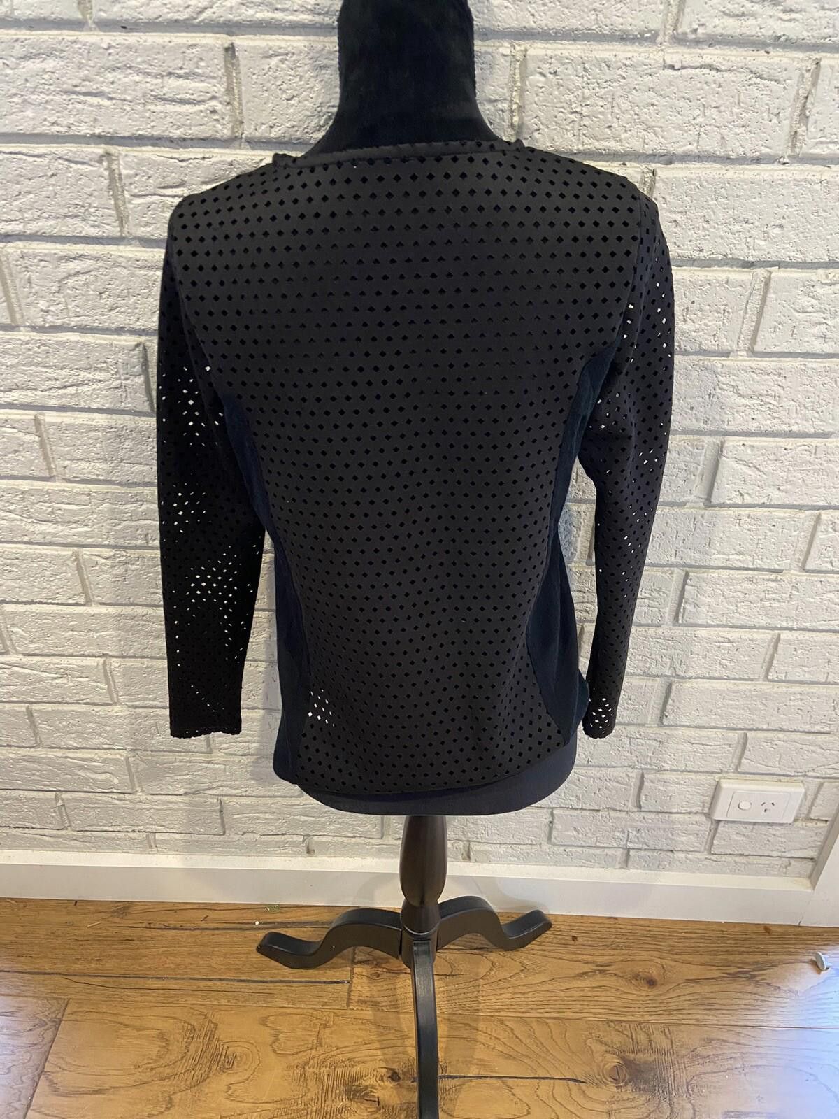 Kokaine Kookai top long sleeve Cutout Textured Top - Size Medium Size M / US 6-8 / IT 42-44 - 6 Thumbnail