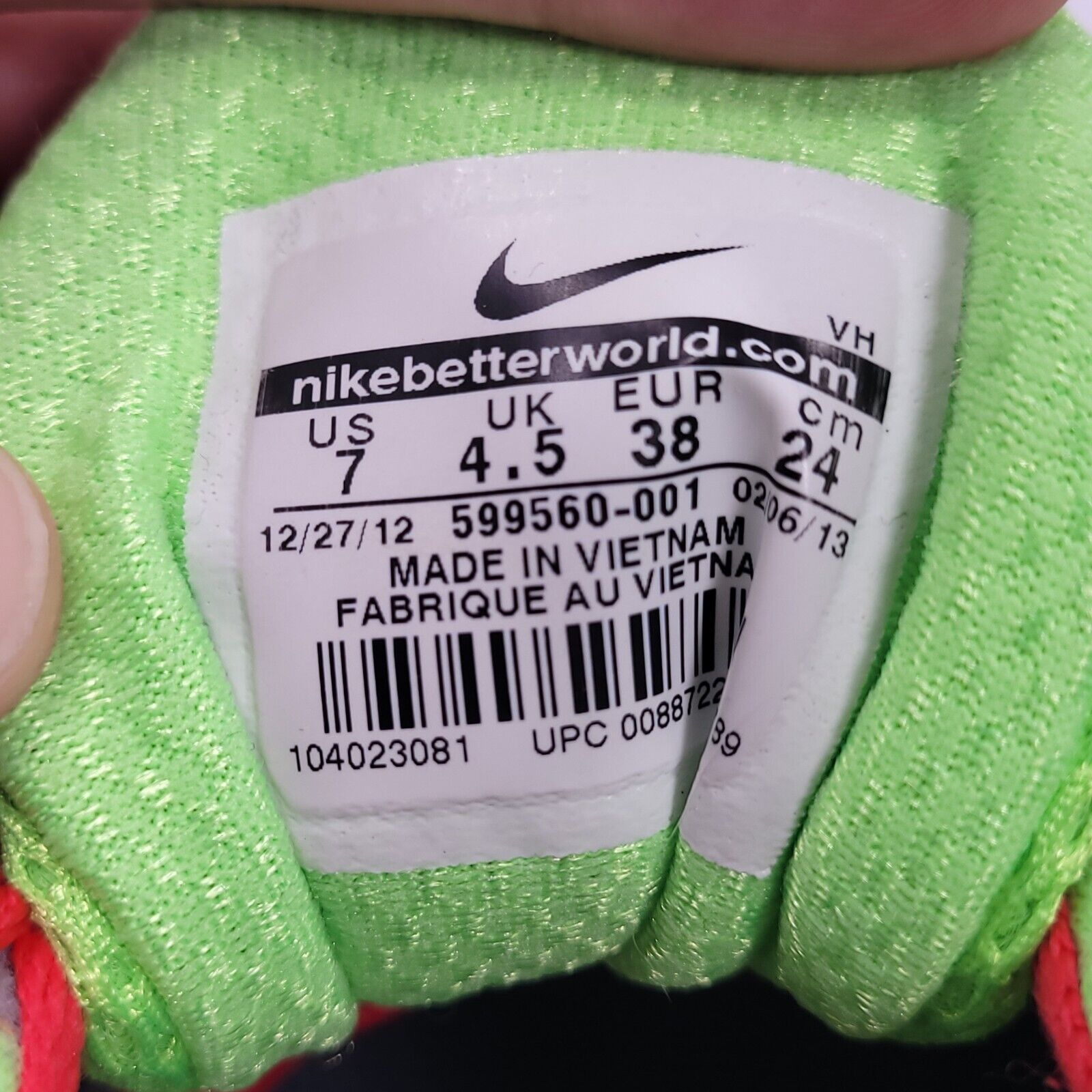 Nike Nike Dual Fushion Lite Shoe Womens Size 7 599560-001 Gray Size US 7 / IT 37 - 8 Thumbnail
