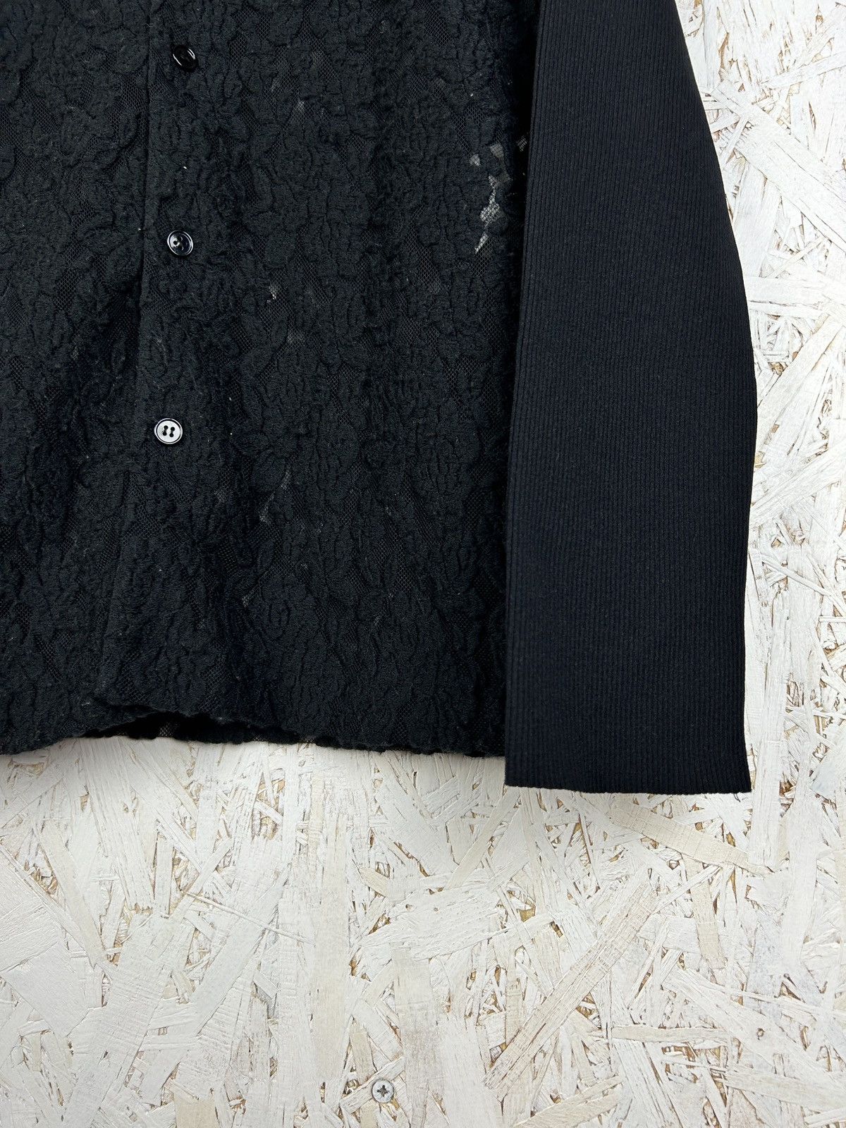 Tricot Comme des Garcons 90s Comme Des Garcons 1999 Lace Archive Button Up Shirt Size S / US 4 / IT 40 - 3 Thumbnail