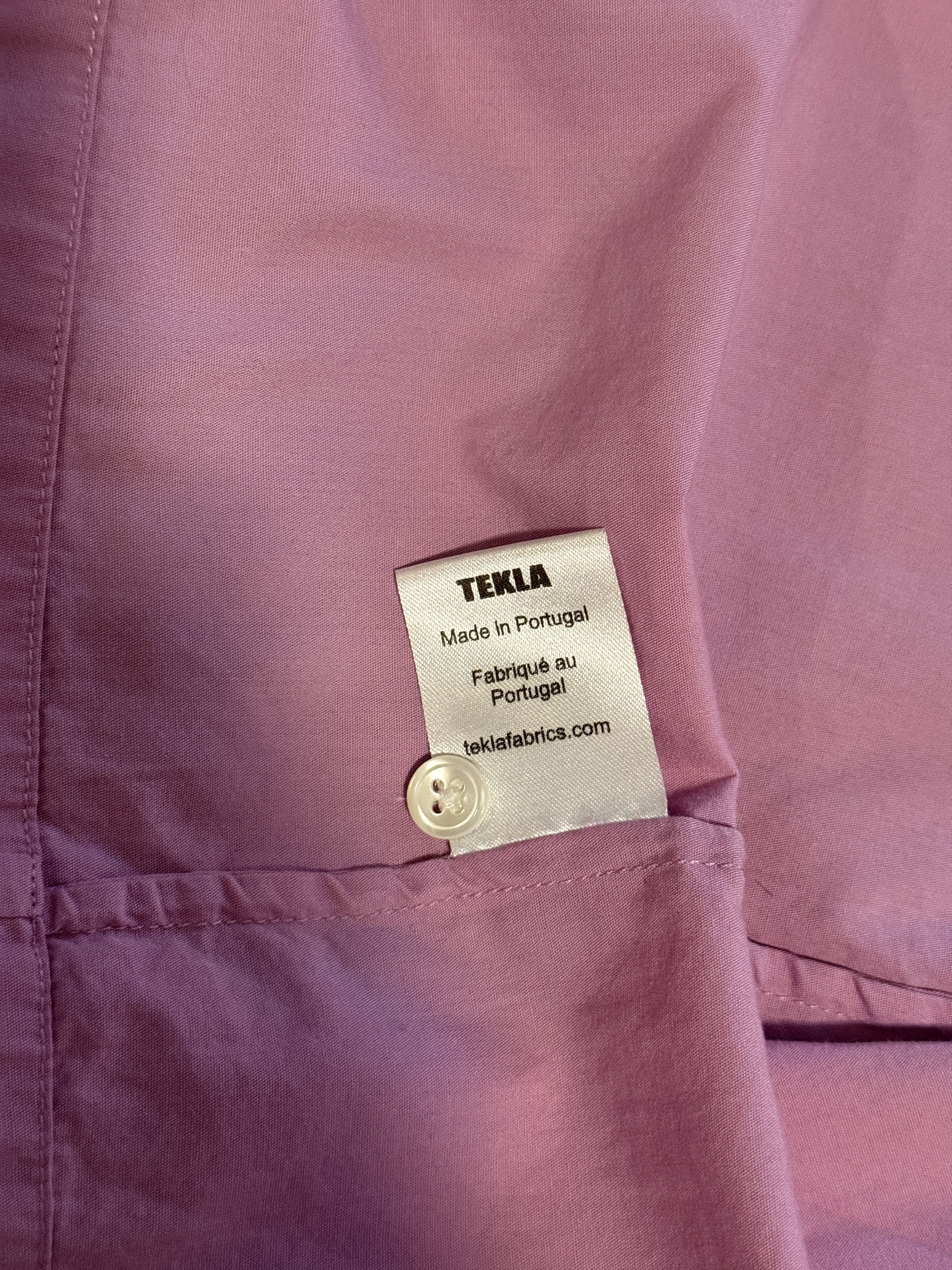 Tekla Poplin Long-Sleeved Pyjama Shirt Size US S / EU 44-46 / 1 - 3 Thumbnail