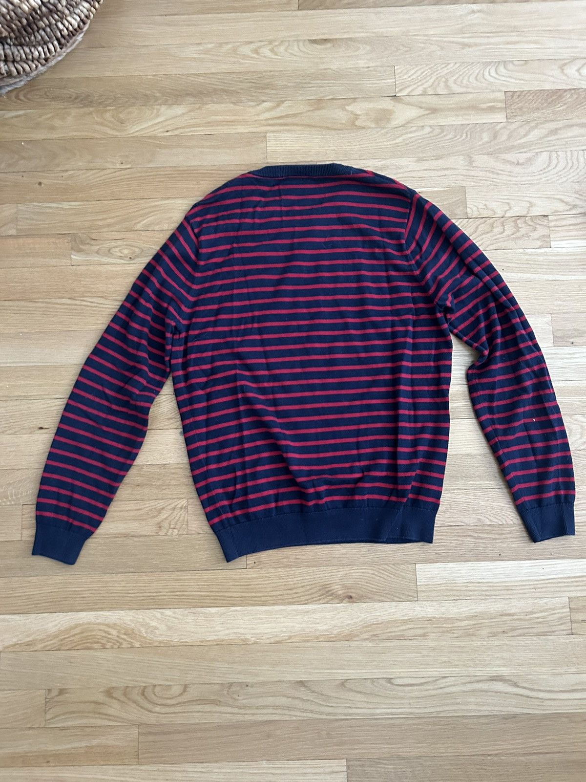 Lacoste Lacoste black and red striped sweatshirt Size US M / EU 48-50 / 2 - 3 Thumbnail