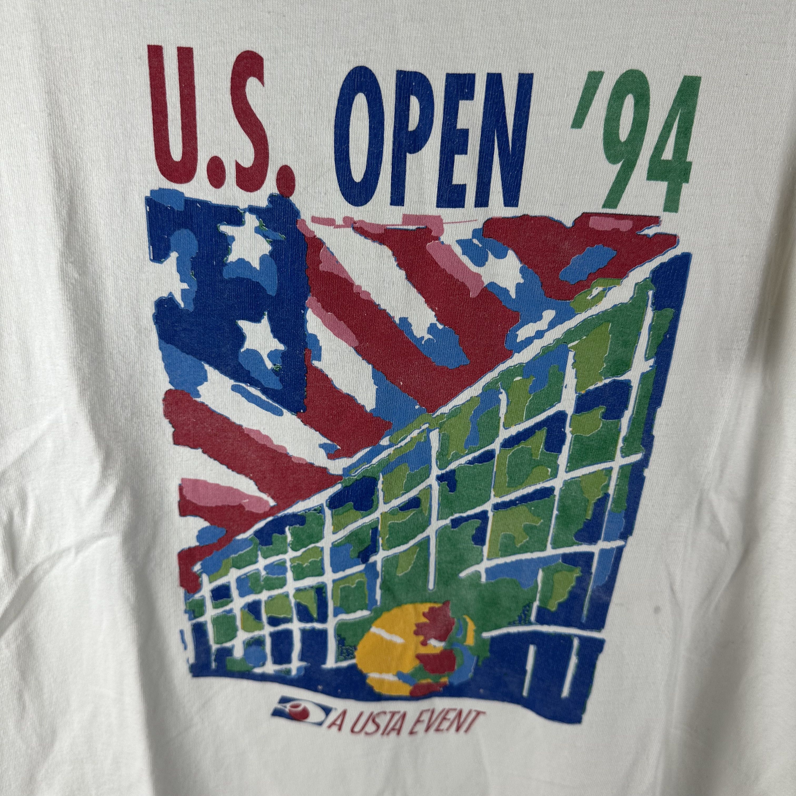 Vintage ​​​​Vintage 1994 US Open Tennis Championship USTA T-shirt Size US L / EU 52-54 / 3 - 2 Thumbnail