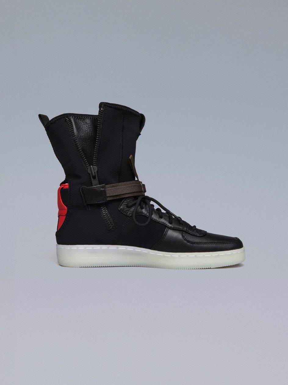 Acronym × Nike Acronym x NikeLab Air Force 1 Downtown Hi SP 'Black Crimson' Size US 10 / EU 43 - 4 Thumbnail
