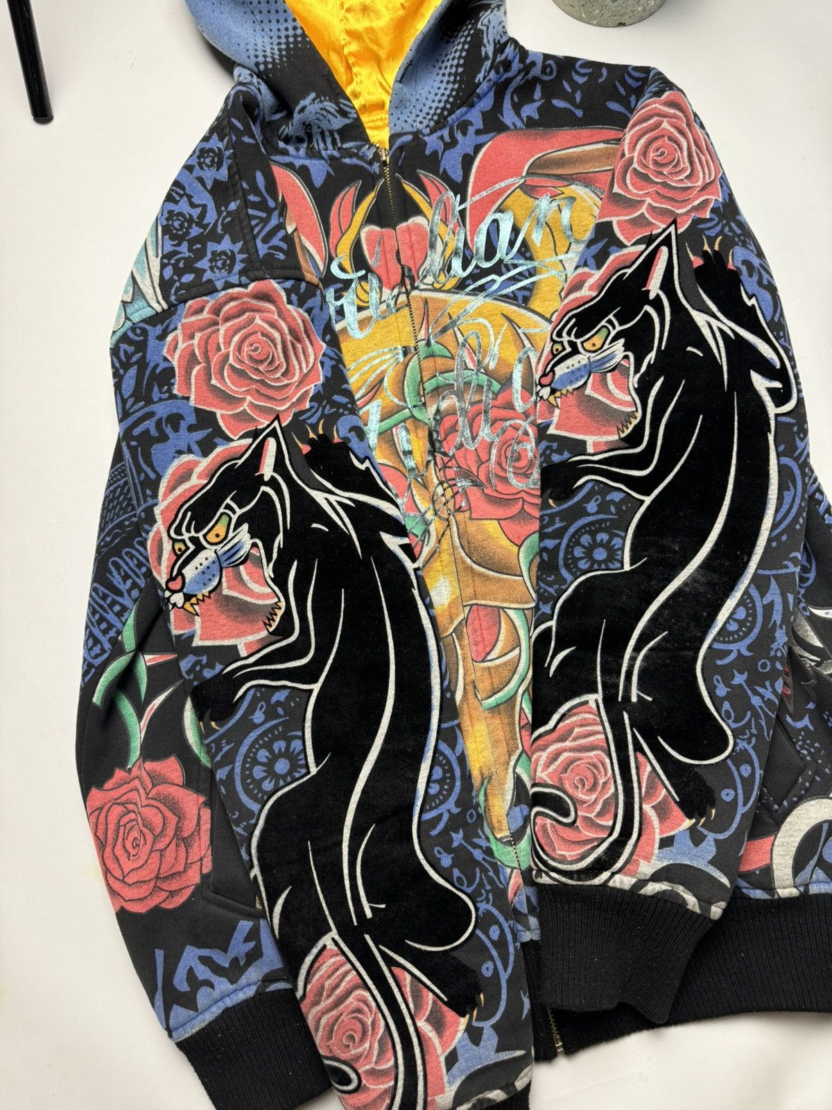 Christian Audigier × Ed Hardy × Vintage Christian Audigier Ed hardy y2k vintage hoodie Big logo Size US M / EU 48-50 / 2 - 12 Thumbnail