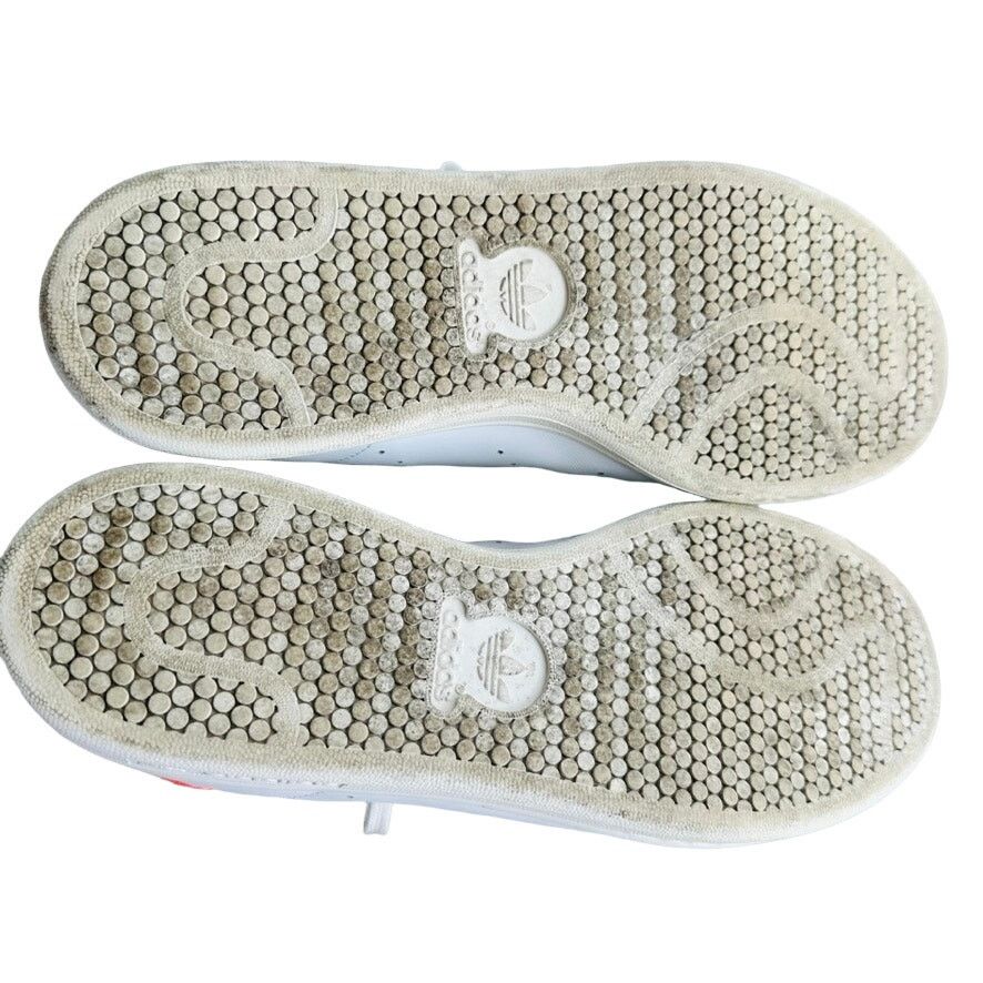 Adidas Adidas Stan Smith White Solar Red Tennis Ball Felt Size 8.5 Size US 9 / EU 42 - 7 Thumbnail