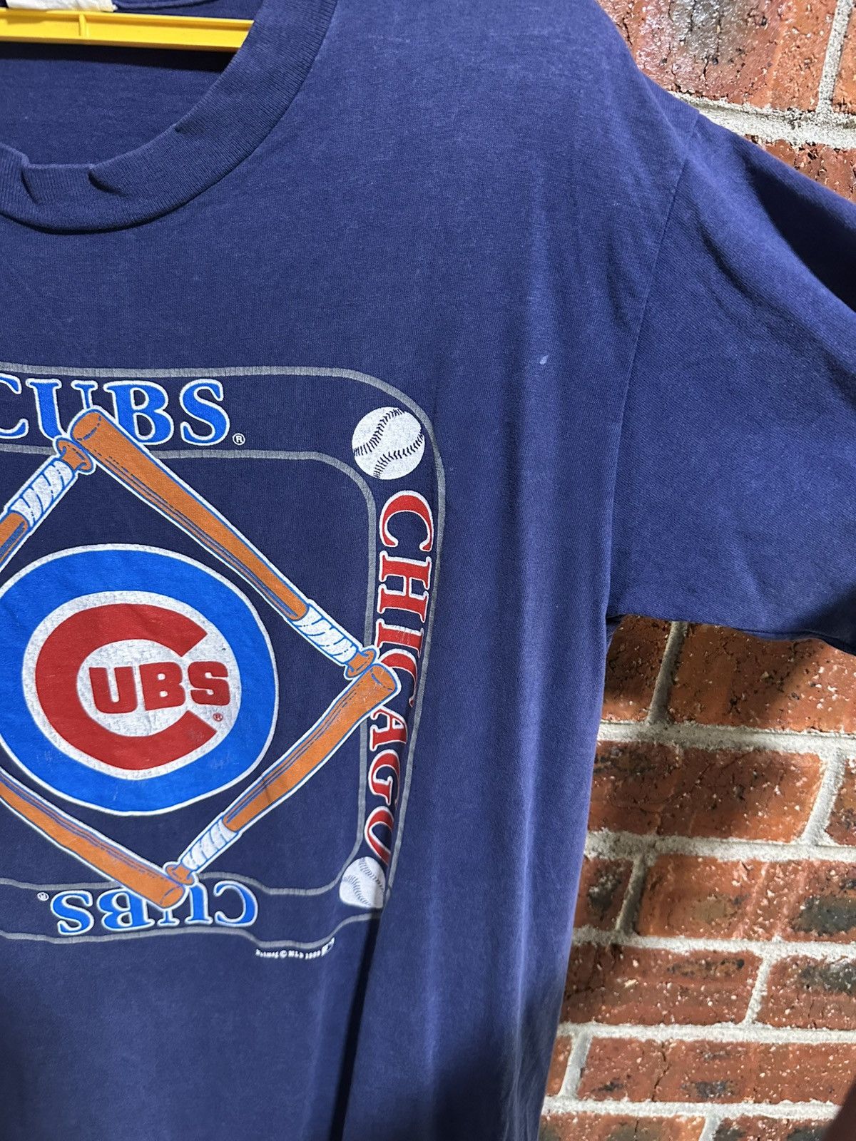 MLB Thrashed Chicago Cubs Mlb Faded Tee Size US L / EU 52-54 / 3 - 11 Thumbnail
