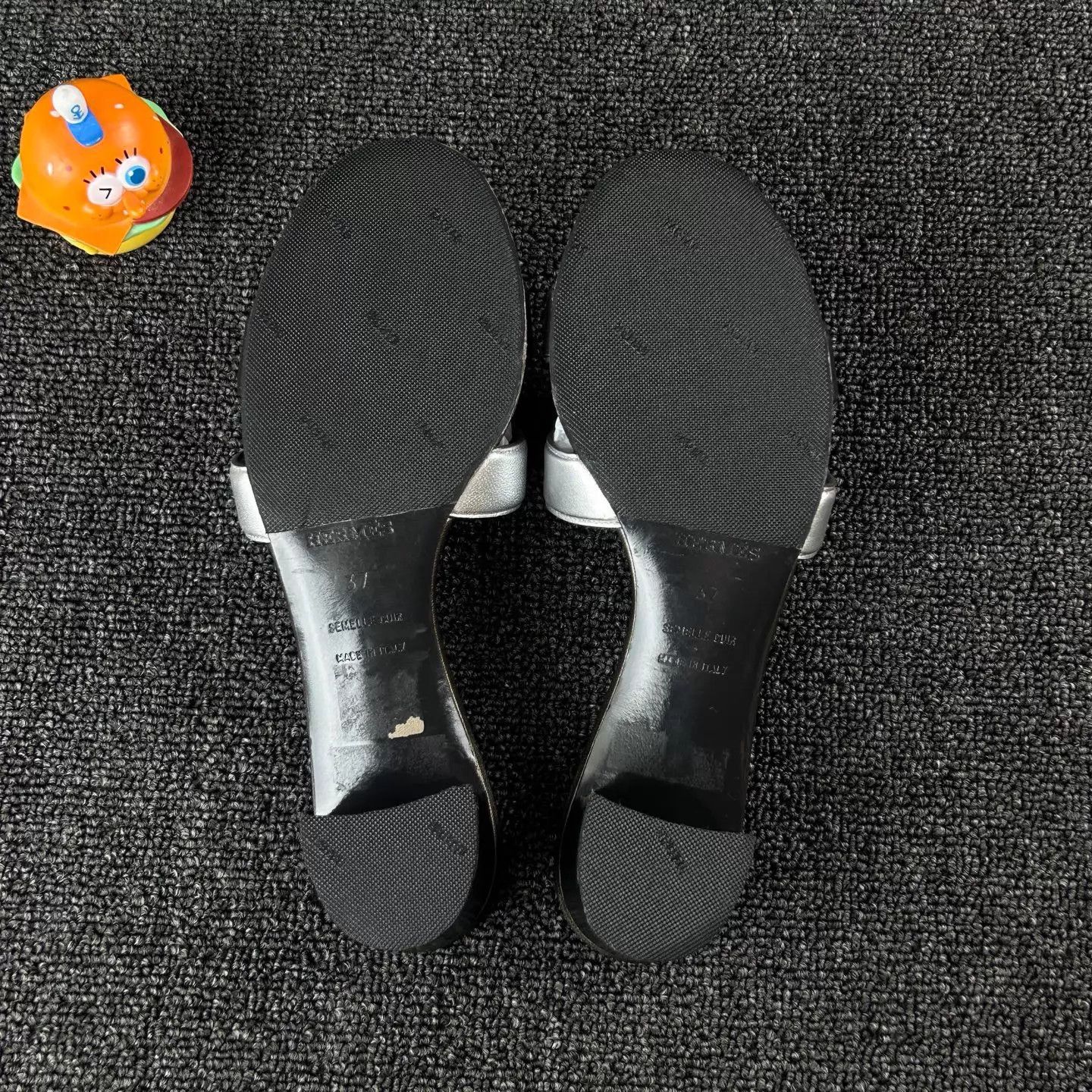 Hermes Hermes Colorblock H Logo Slide EU37 Like New HB6638 Size US 6.5 / IT 36.5 - 6 Thumbnail
