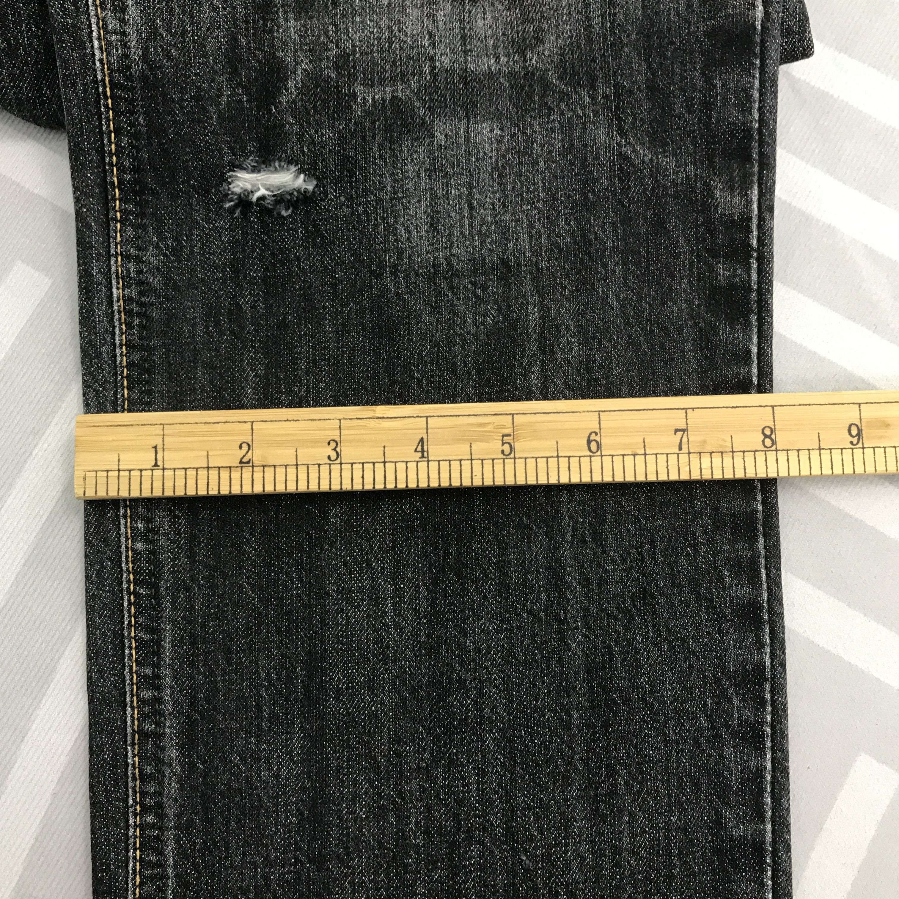Edwin × Japanese Brand × Vintage Vintage Edwin Black faded distressed Denim jeans Size US 31 - 11 Thumbnail