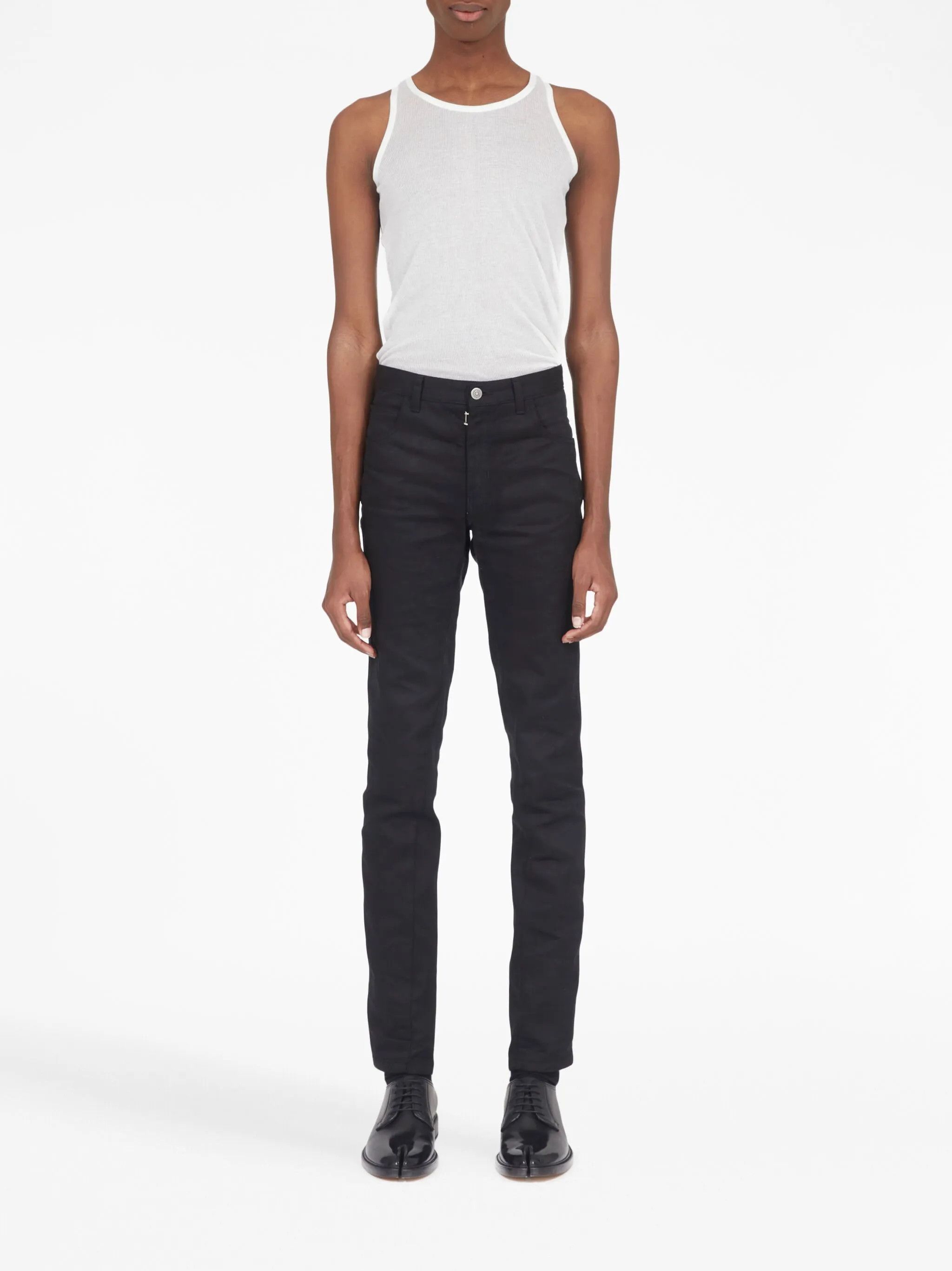 Maison Margiela oc11z0925 Skinny Jeans in Black Size US 34 / EU 50 - 2 Thumbnail