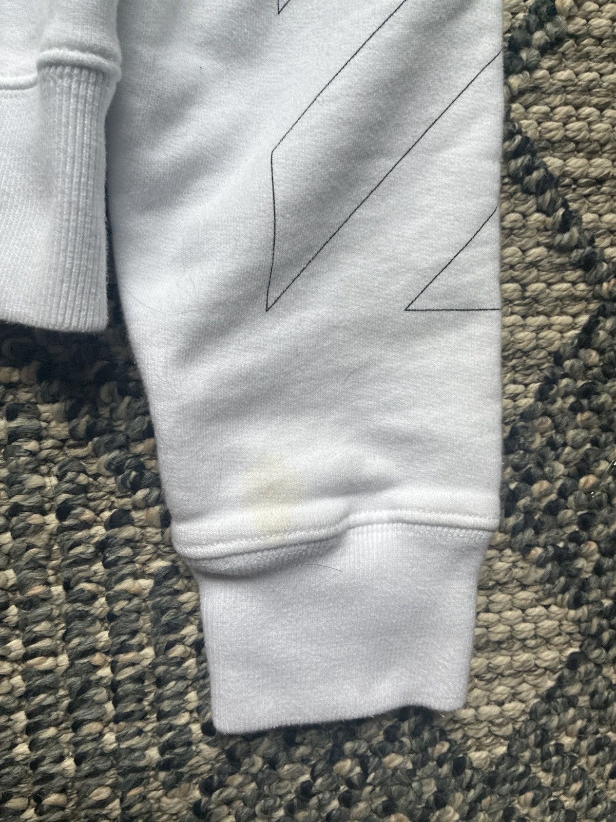 Off-White Off white hoodie white and green Size US S / EU 44-46 / 1 - 4 Thumbnail