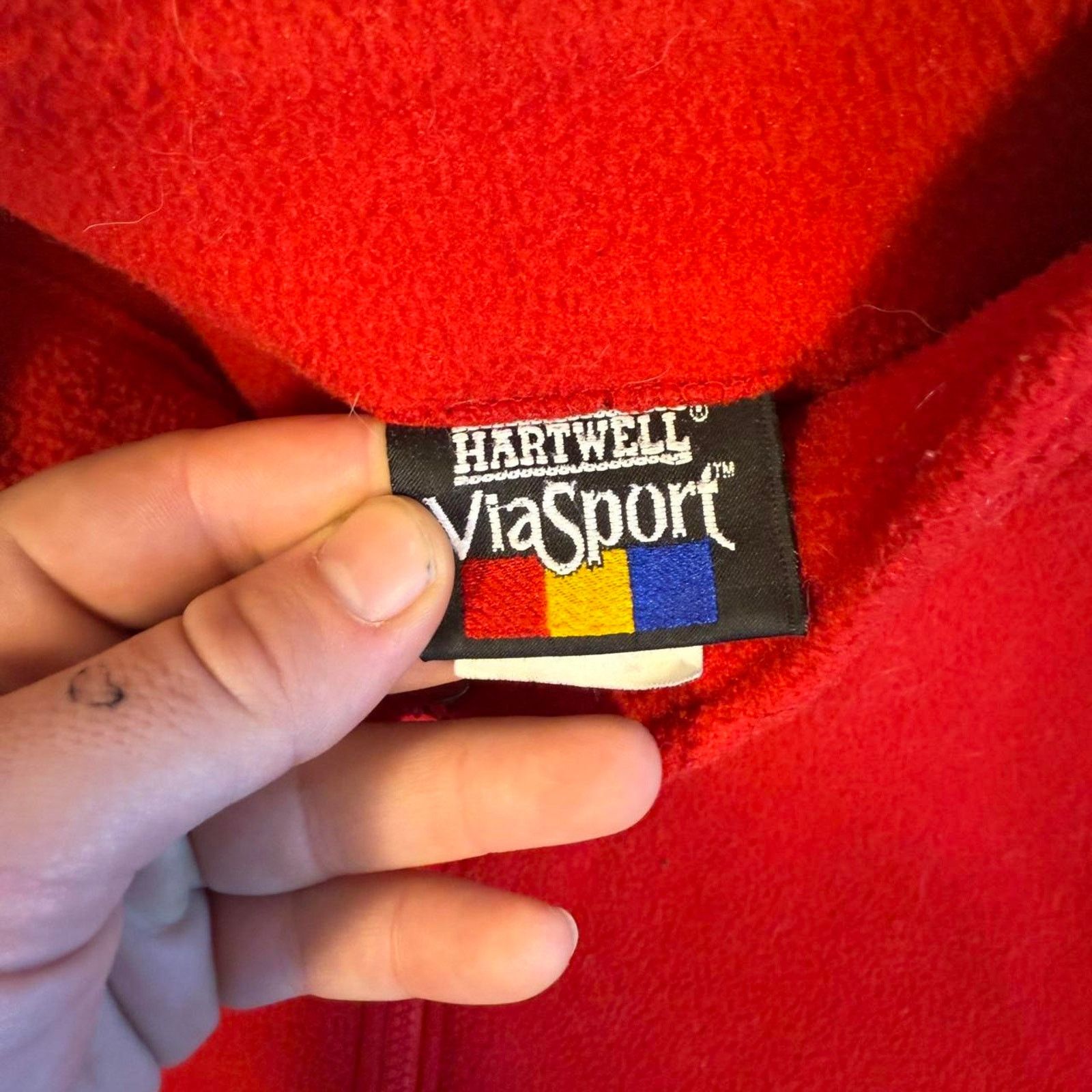 Vans Red vans fleece vest skater Size US L / EU 52-54 / 3 - 2 Thumbnail