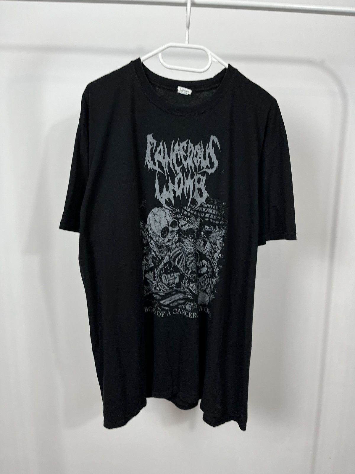 Band Tees × Vintage Vintage 90s Cancerous Womb T Shirt Size US XXL / EU 58 / 5 - 1 Thumbnail