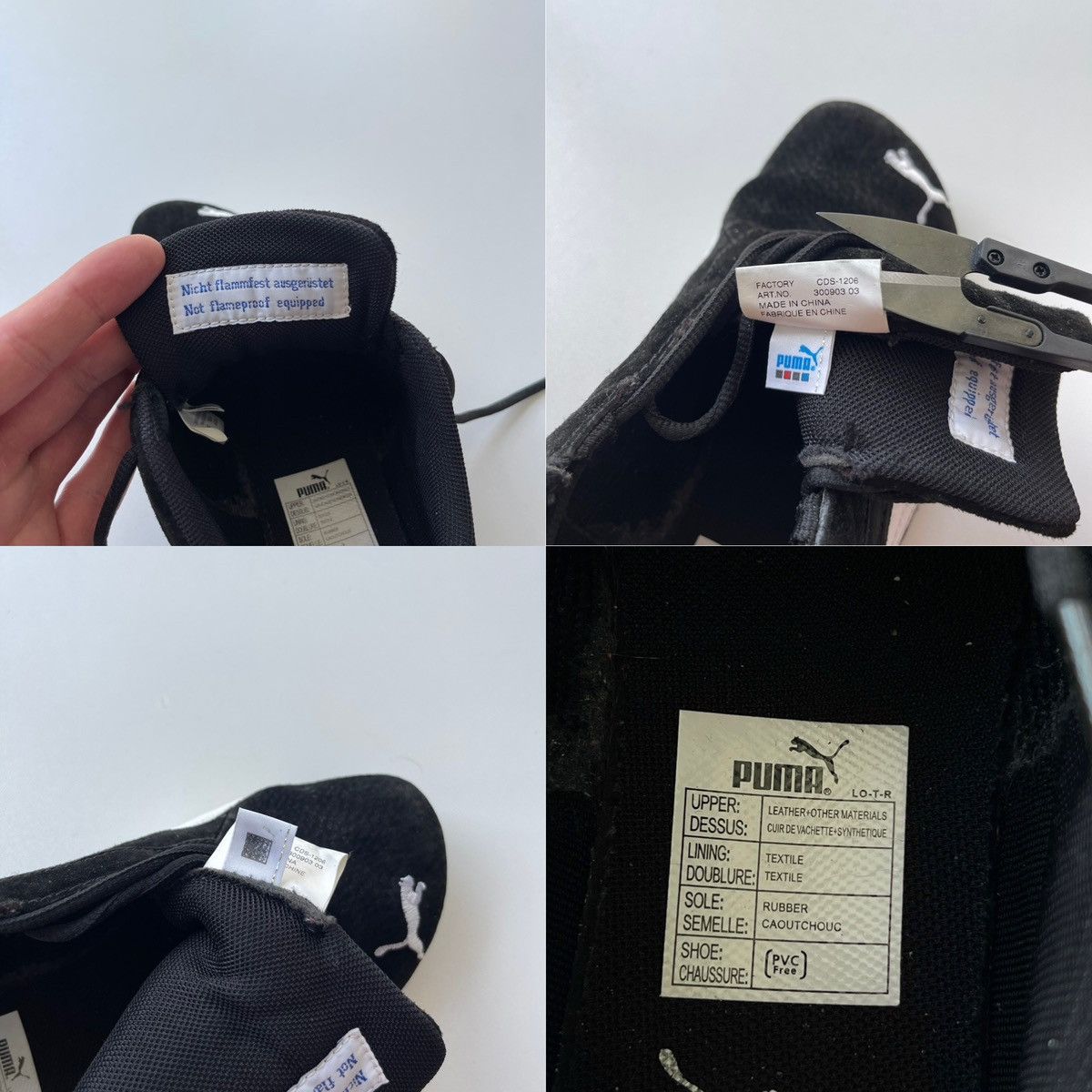 Puma × Vintage Puma Speed Cat 2006 OG Vintage Sneakers Black/White Rare Size US 7 / EU 40 - 10 Thumbnail