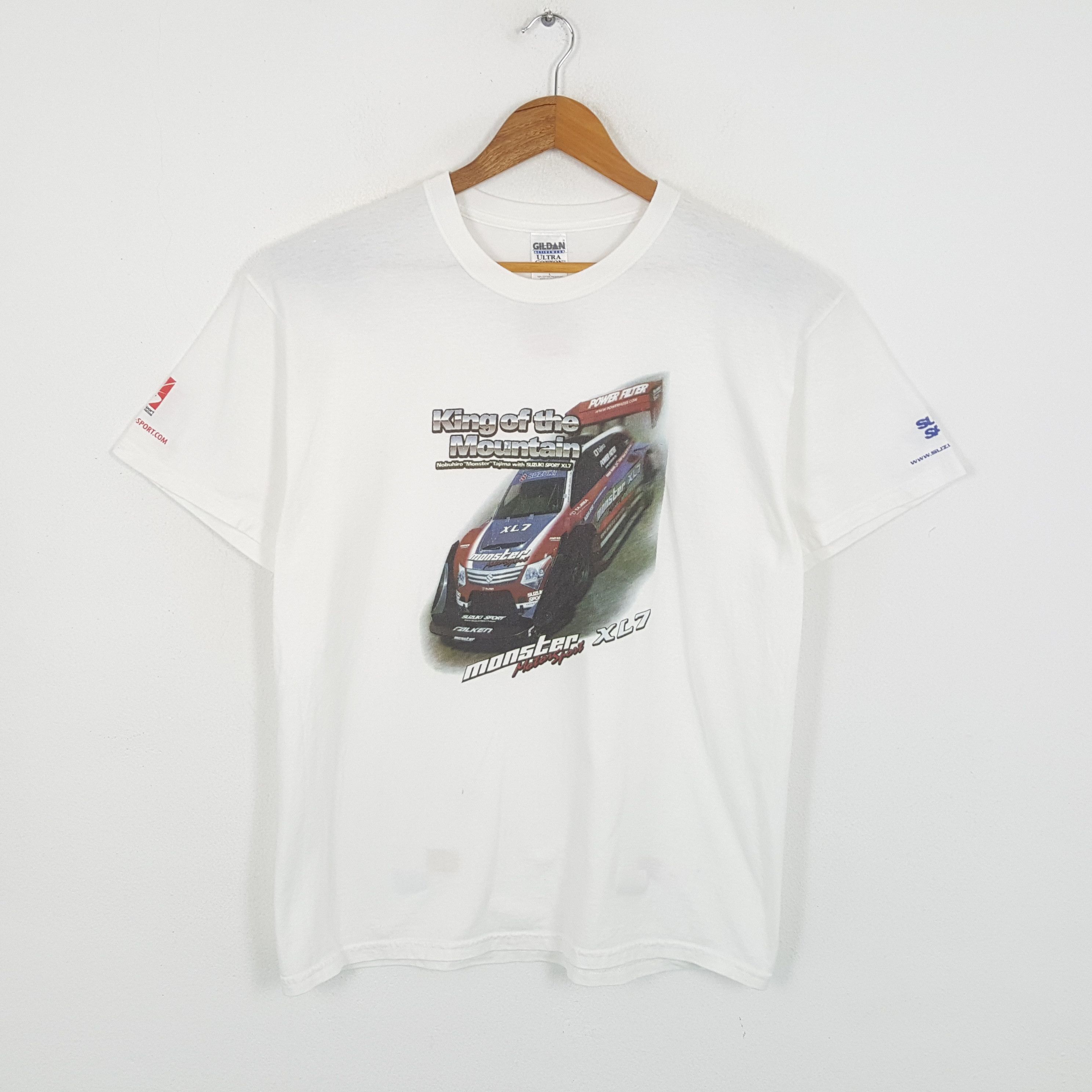 Vintage Vintage MONSTER SUZUKI SPORTS Racing Team T-Shirts Size US L / EU 52-54 / 3 - 1 Thumbnail