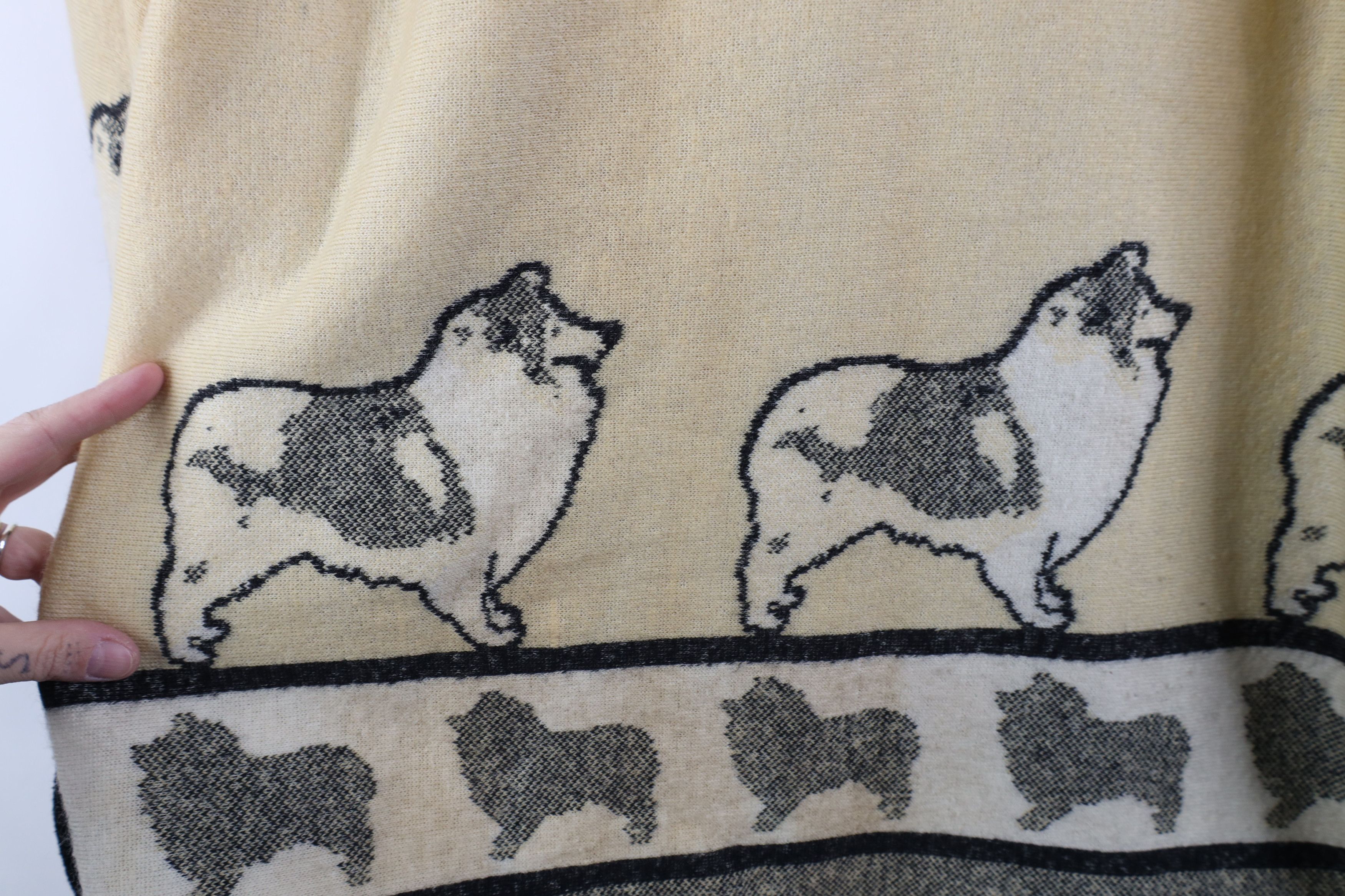 Vintage Vintage 90s Y2K Streetwear Dog All Over Print Fleece Jacket Size XXL / US 16-18 / IT 52-54 - 11 Thumbnail