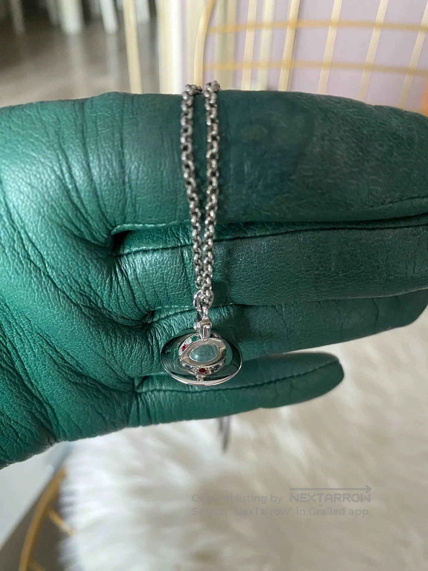 Vivienne Westwood Vivienne Westwood Silver Orb Necklace. Size ONE SIZE - 2 Thumbnail
