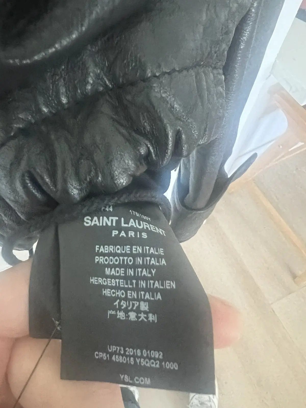 Saint Laurent Paris Leather Utility jacket Size US M / EU 48-50 / 2 - 5 Thumbnail