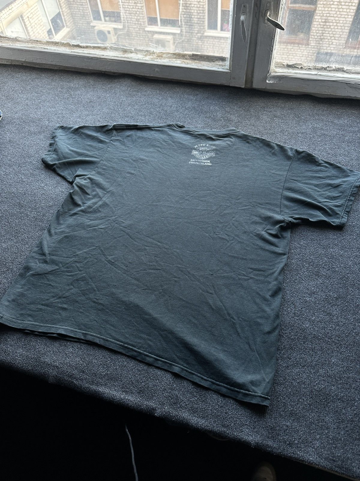 Harley Davidson 🚨VNTG HARLEY DAVIDSON 00s MEN TEE RARE BIG LOGO FADED Size US XXL / EU 58 / 5 - 10 Thumbnail