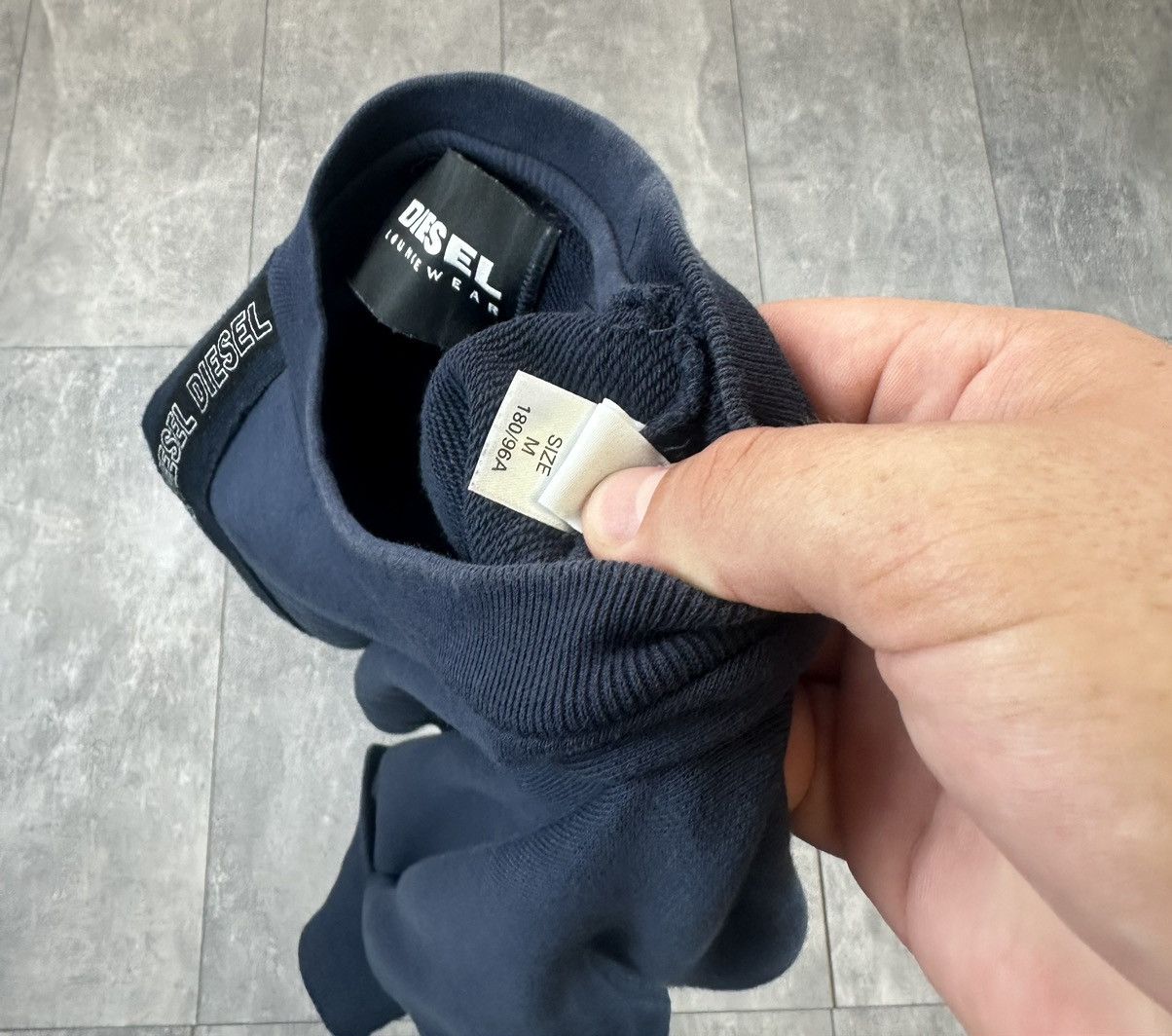 Diesel Diesel Lampas-Logo Luxury Sweatshirt Size US M / EU 48-50 / 2 - 6 Thumbnail