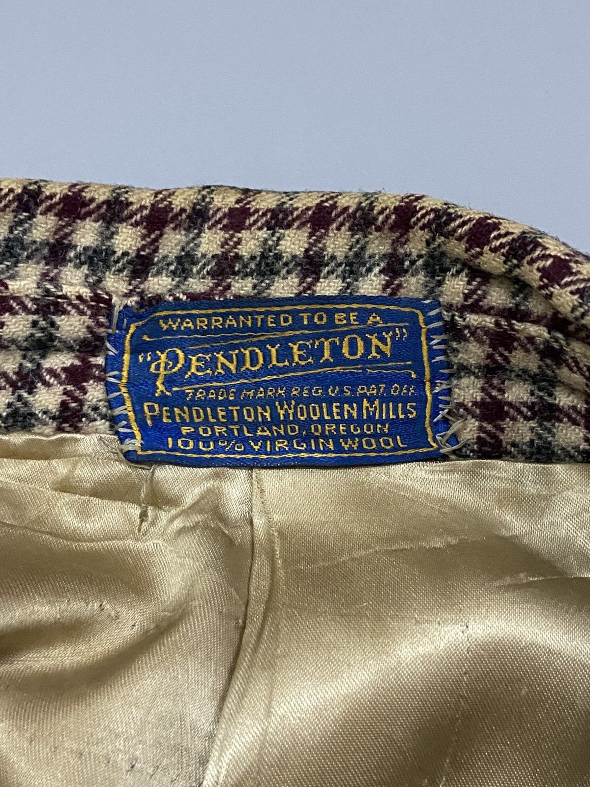 Pendleton Vintage 50's Pendleton wool houndstooth zippered jacket. Size US M / EU 48-50 / 2 - 15 Thumbnail
