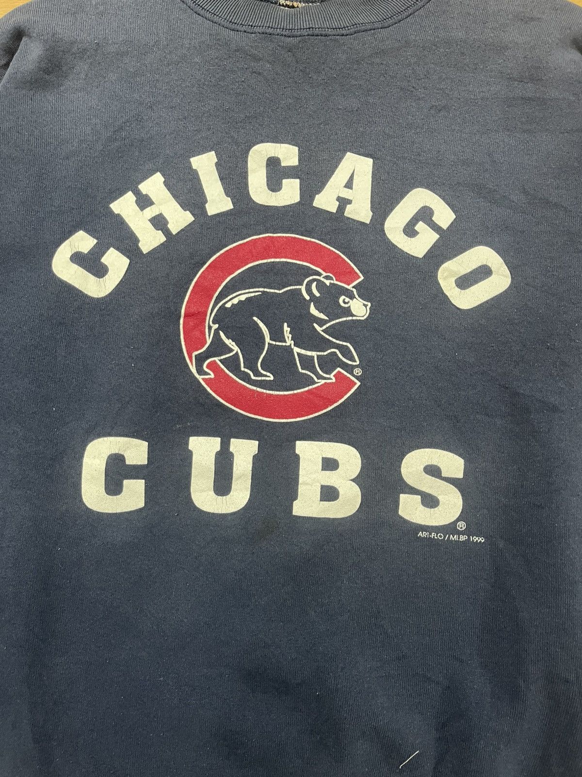 Fruit Of The Loom Vintage 90's Chicago Cubs Art/Flo MLBP Crewneck Sweatshirt Size US L / EU 52-54 / 3 - 4 Thumbnail