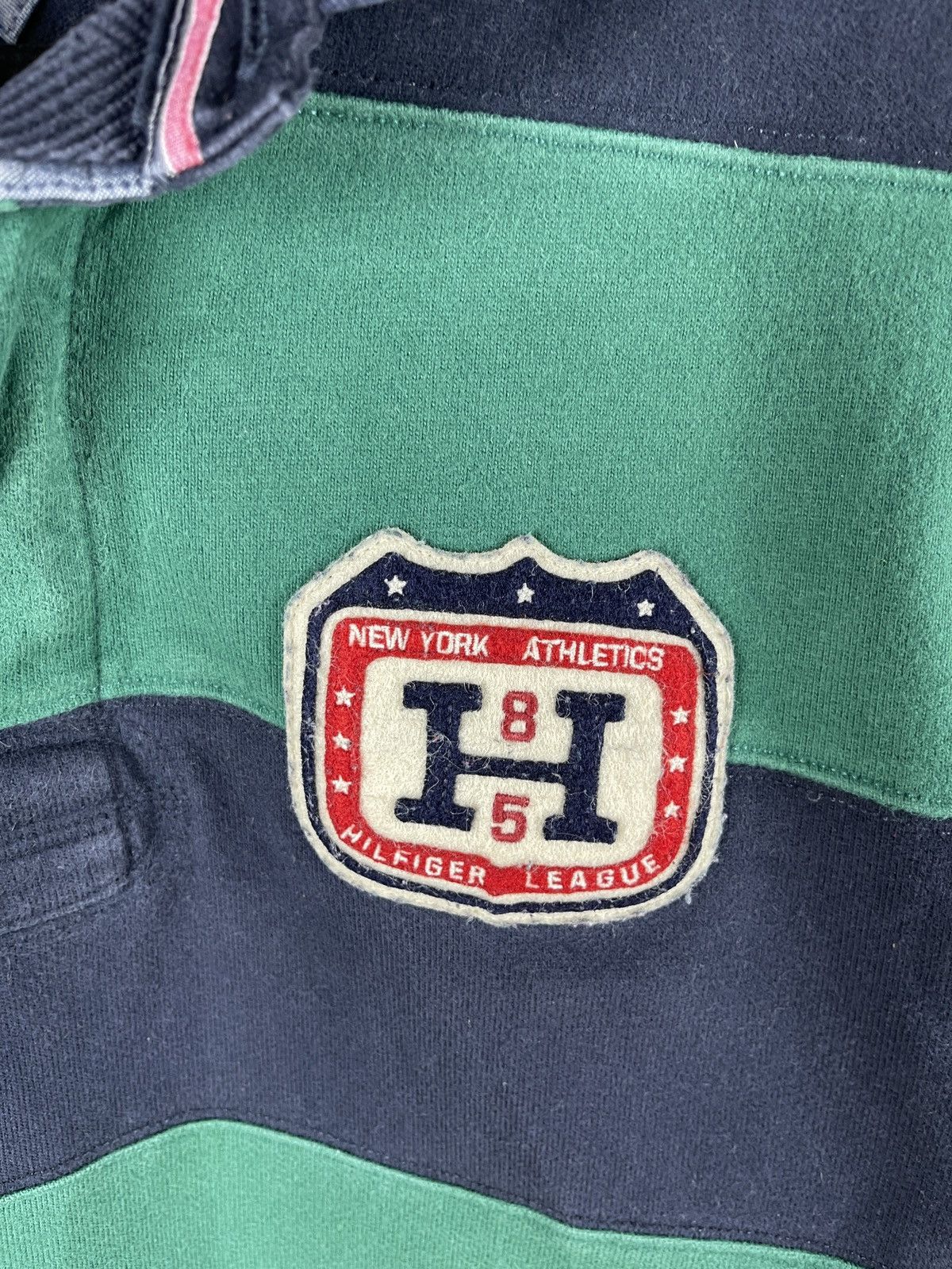Tommy Hilfiger Tommy Hilfiger vintage striped rugby long sleeve polo Size US M / EU 48-50 / 2 - 9 Thumbnail