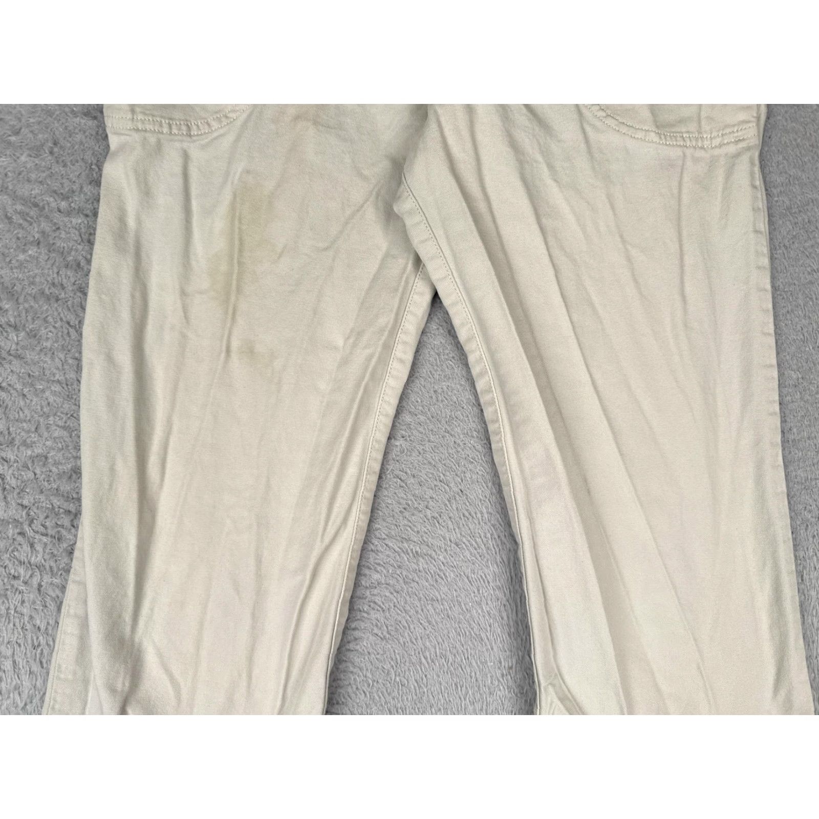 Patagonia Patagonia Pants Womens 4 Beige Organic Cotton Casual Wide Leg Twill Pockets Size 27" / US 4 / IT 40 - 3 Thumbnail