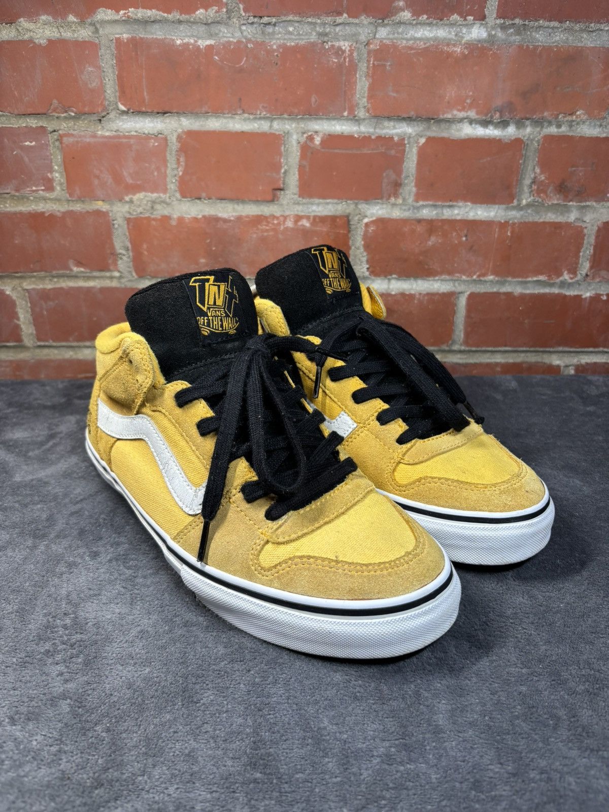 Vans Vintage Y2k Yellow Vans TNT II Mid Shoes Anti Hero Sz 9.5 Size US 9.5 / EU 42-43 - 1 Thumbnail