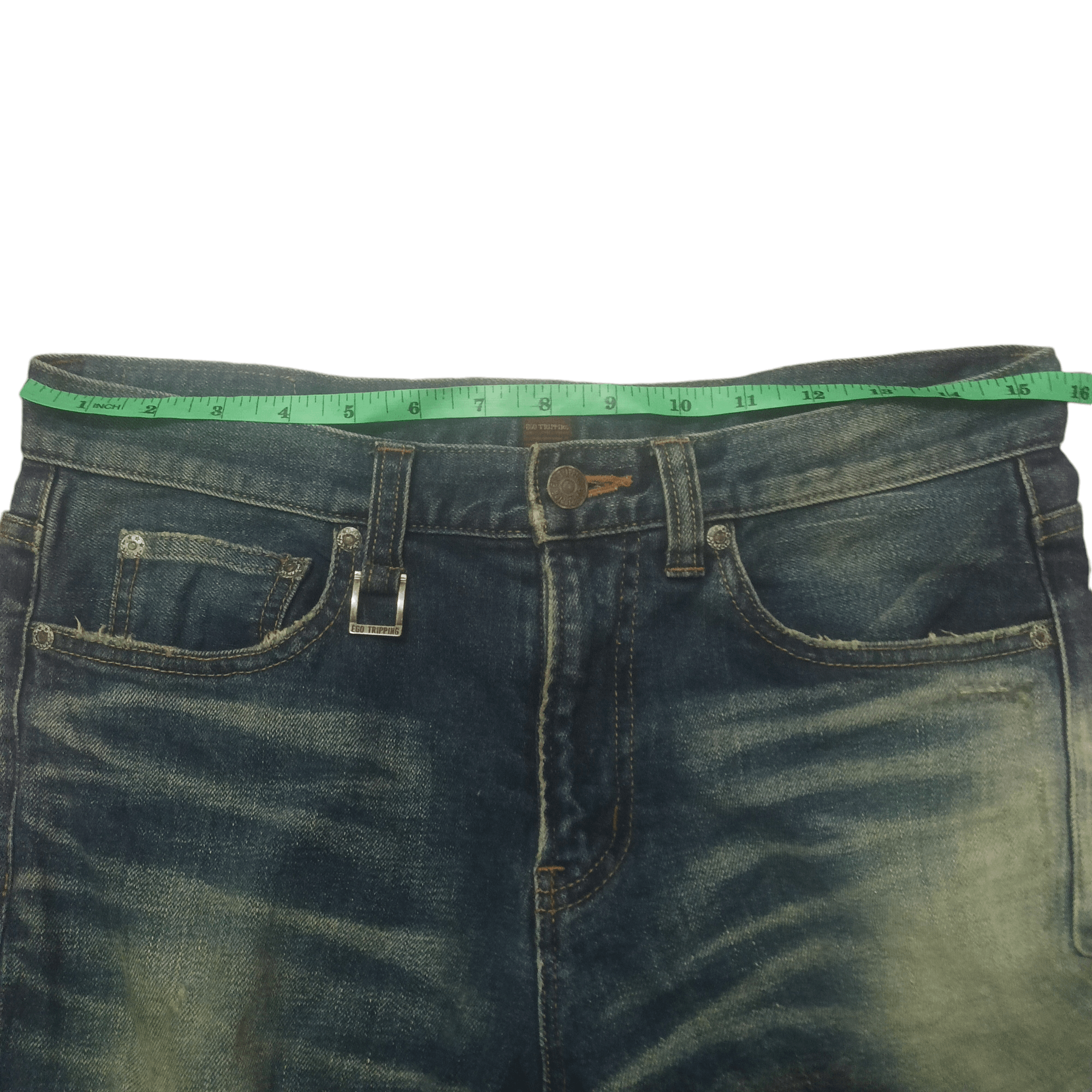 Ego Tripping × Hysteric Glamour × Tornado Mart 90's Ego Tripping Distressed Skinny jeans Size US 31 - 17 Thumbnail