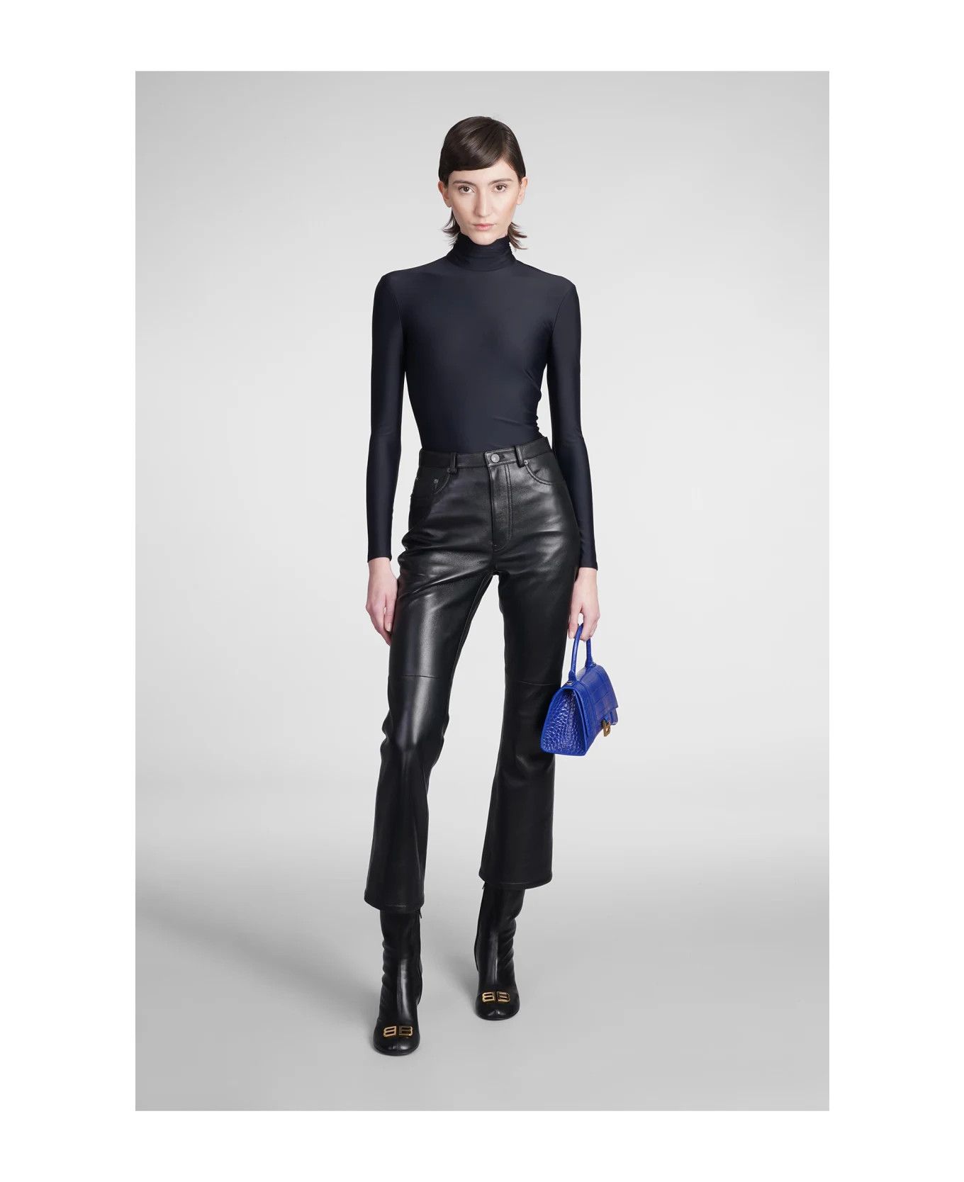 Balenciaga o1y0625 Casual Pant in Black Size 27" / US 4 / IT 40 - 5 Thumbnail