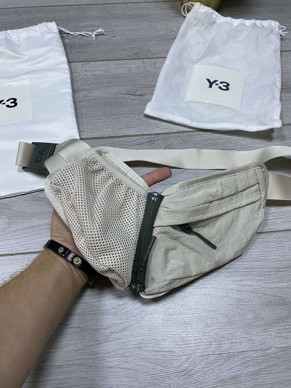 Adidas Y-3 Yohji Yamamoto crossbody nylon waist bag Japanese brand Size ONE SIZE - 2 Thumbnail