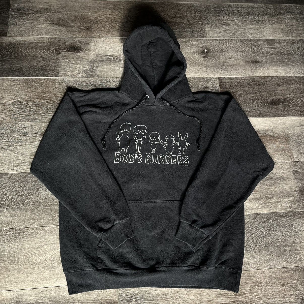 Cartoon Network × Vintage Vintage Bobs Burgers 2015 TV Show Original Promo Logo Hoodie Size US M / EU 48-50 / 2 - 1 Thumbnail