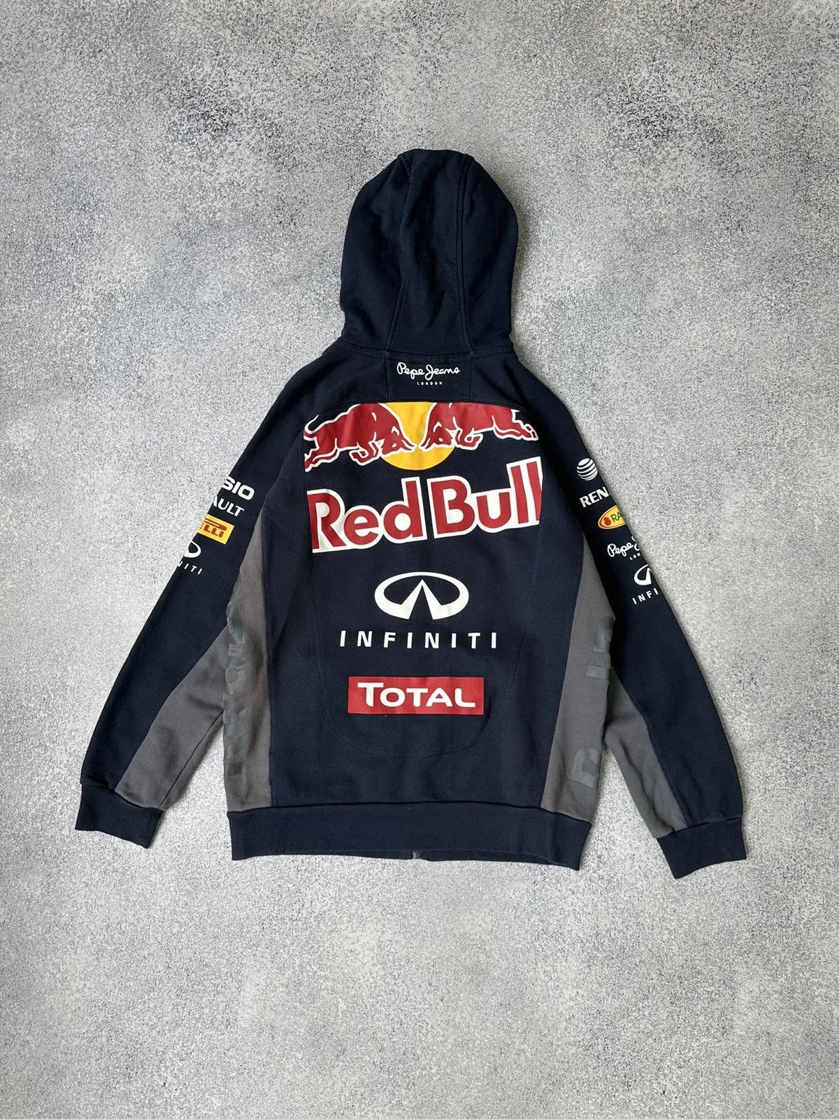 Vintage Red Bull Infiniti Formula Racing Track Jacket