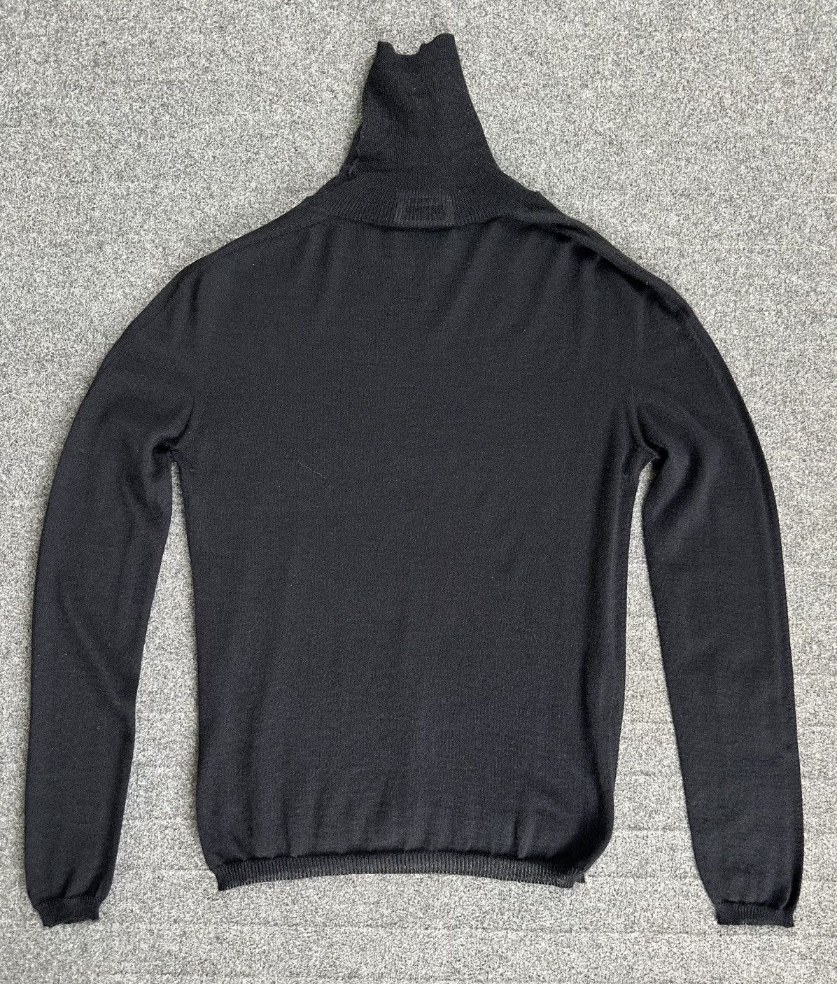 Jil Sander Jil Sander - 2000’s Cashmere Turtle Neck Sweater - Black Size XS / US 0-2 / IT 36-38 - 2 Thumbnail