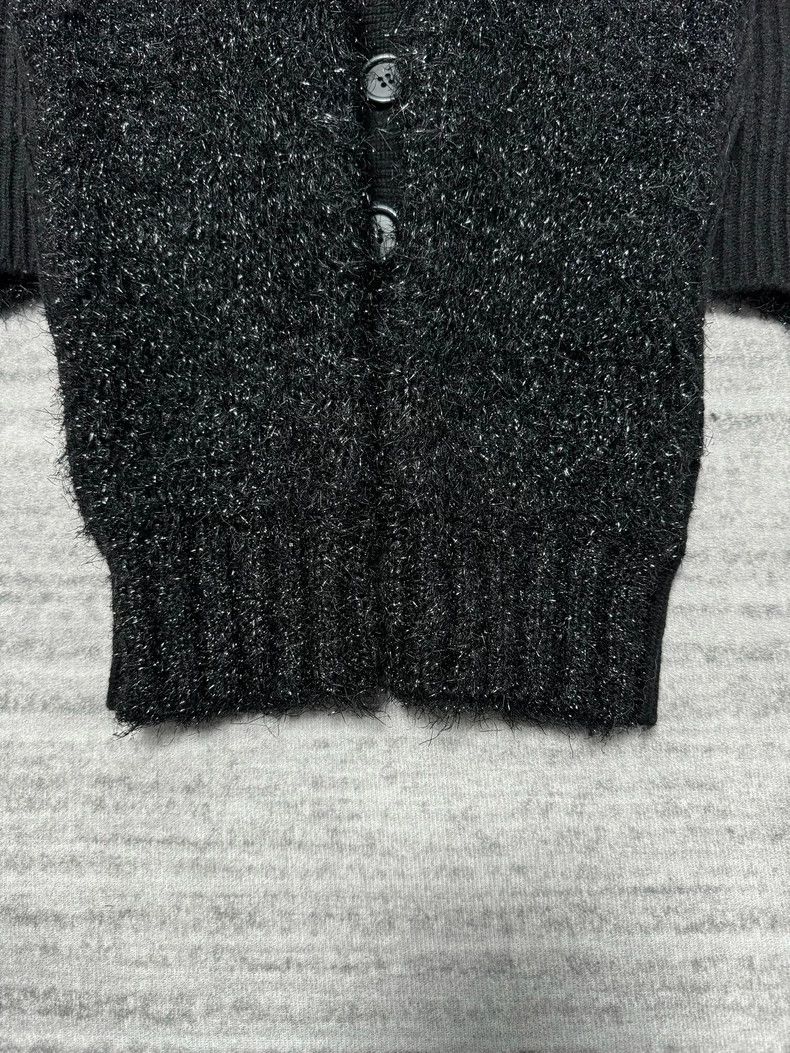 Maison Margiela Maison Margiela Black wool cardigan silver velvet sequin sw Size US S / EU 44-46 / 1 - 5 Thumbnail