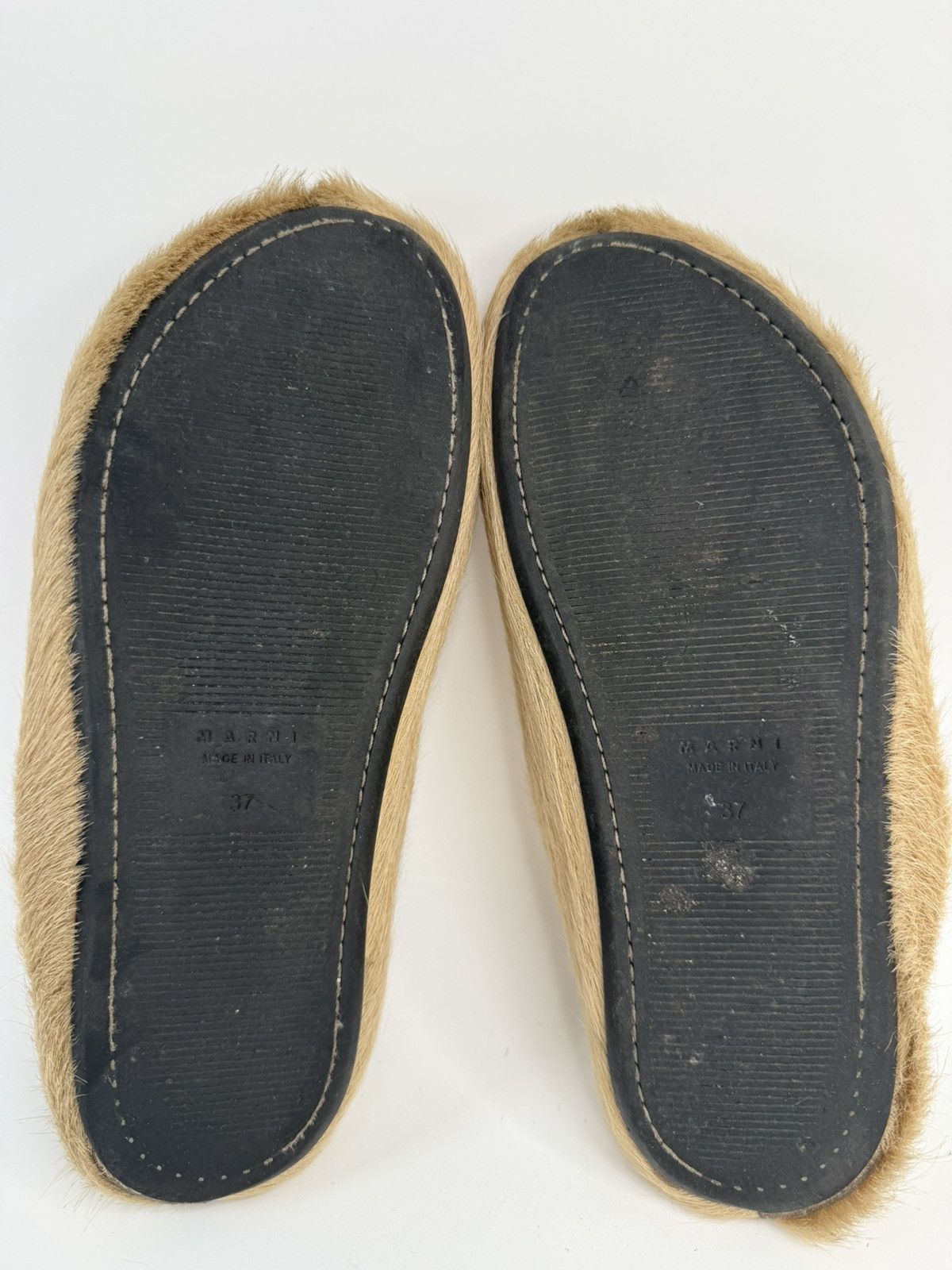 Marni Marni Calf Hair Mules 37 Size US 7 / IT 37 - 8 Thumbnail