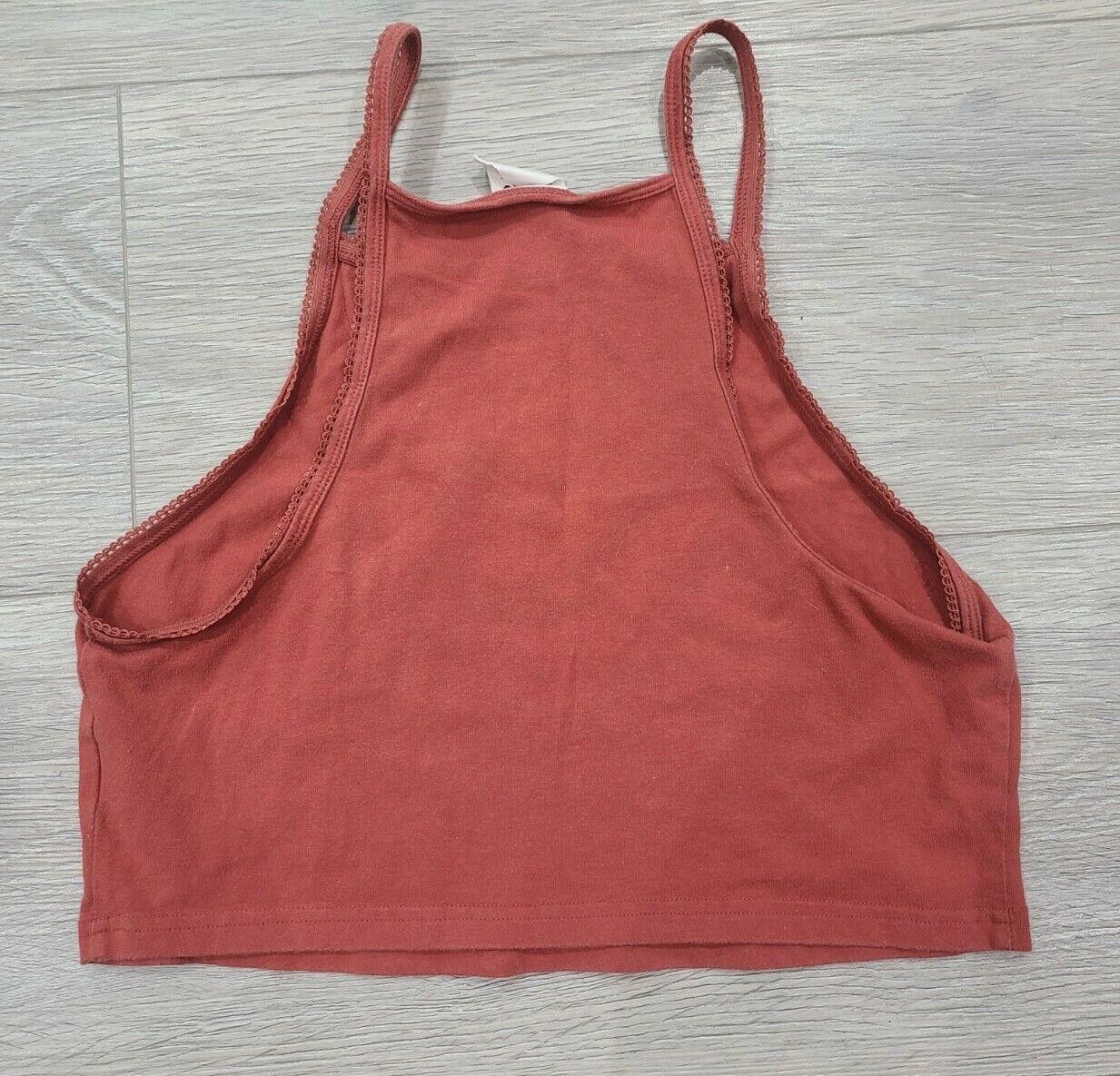 Designer Tokyo Darling Crop Top Large Halter Pink Embroidered Size L / US 10 / IT 46 - 2 Thumbnail